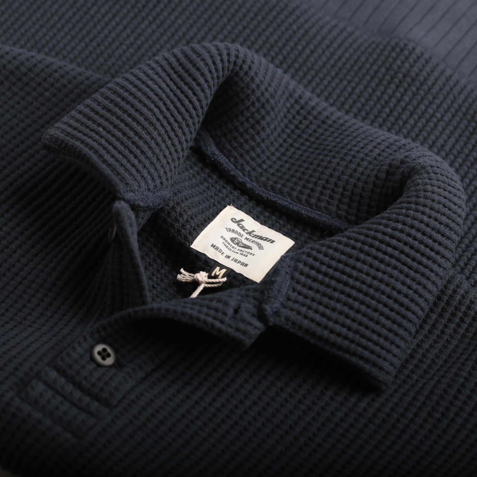 Waffle Polo Dark Navy