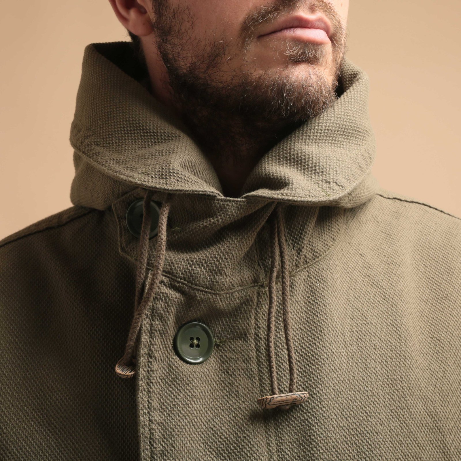 Dobby Mods Coat Olive Drab