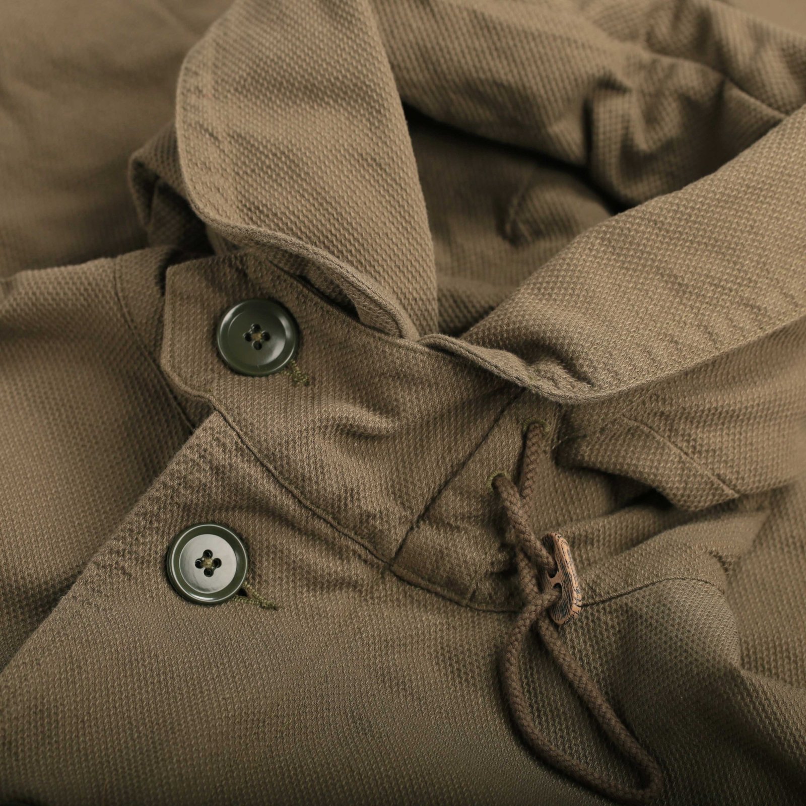 Dobby Mods Coat Olive Drab