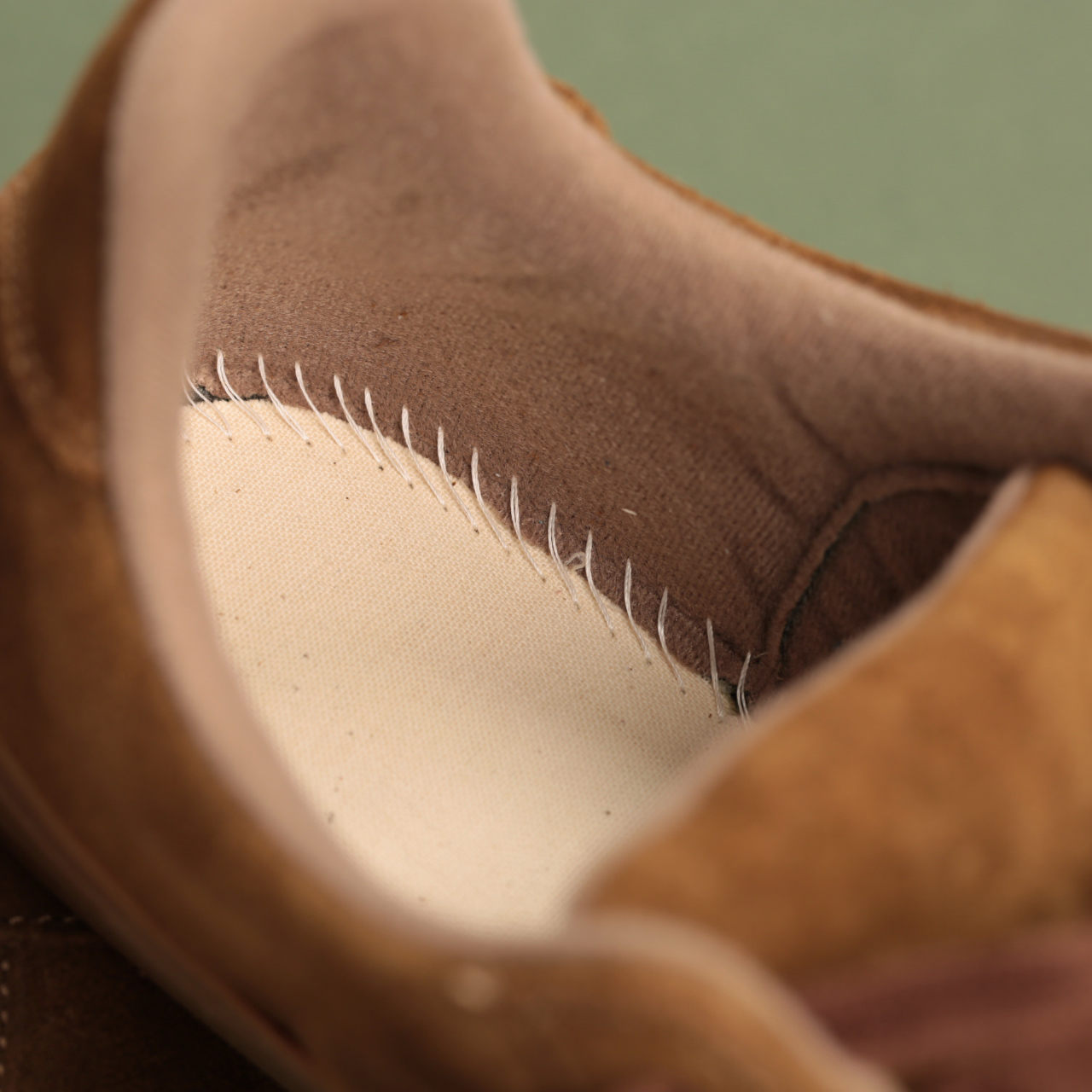 German Military Trainer Tobacco Suede