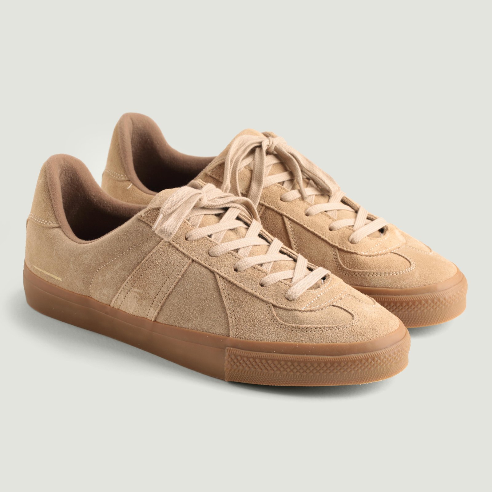 German Military Trainer Beige Suede