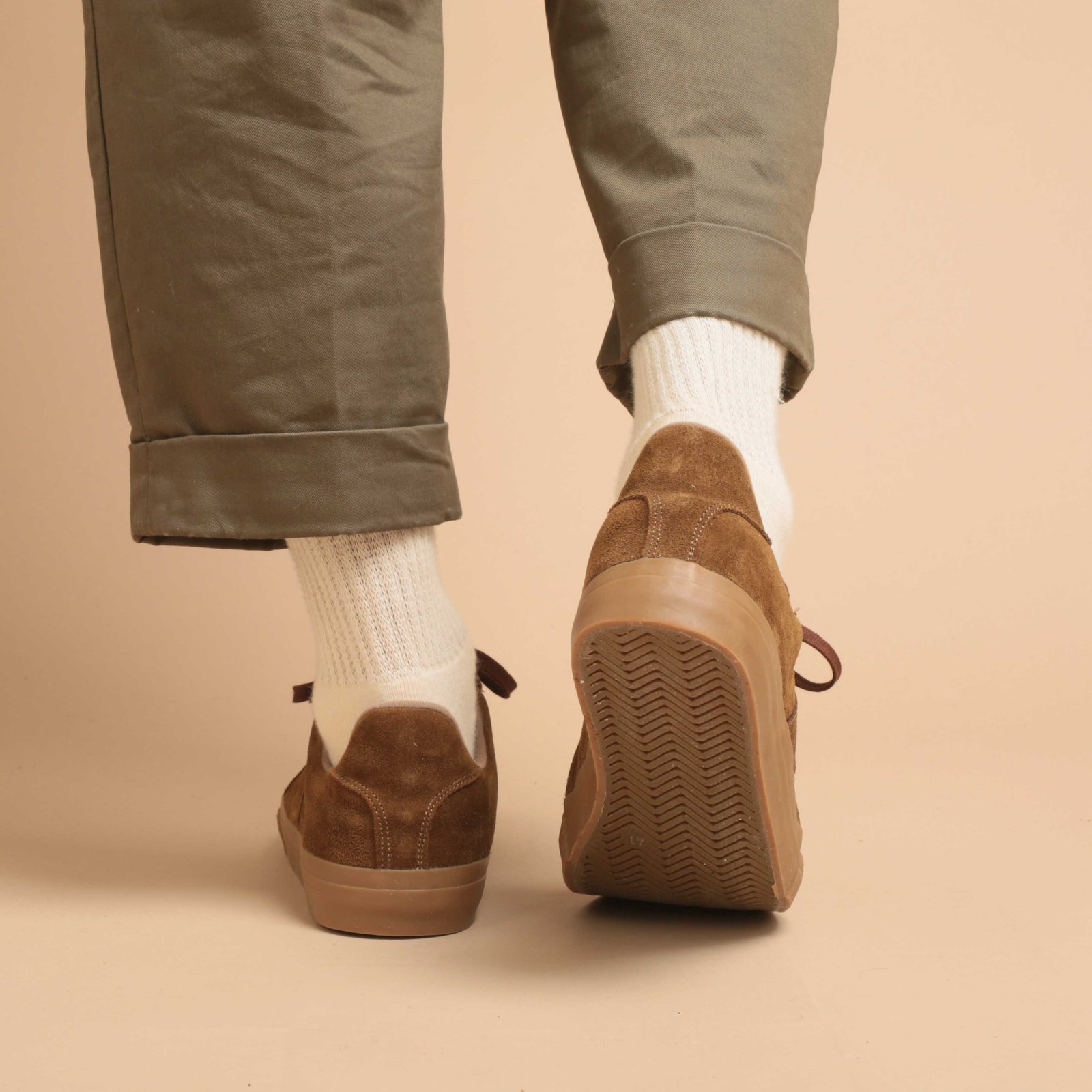 German Military Trainer Tobacco Suede