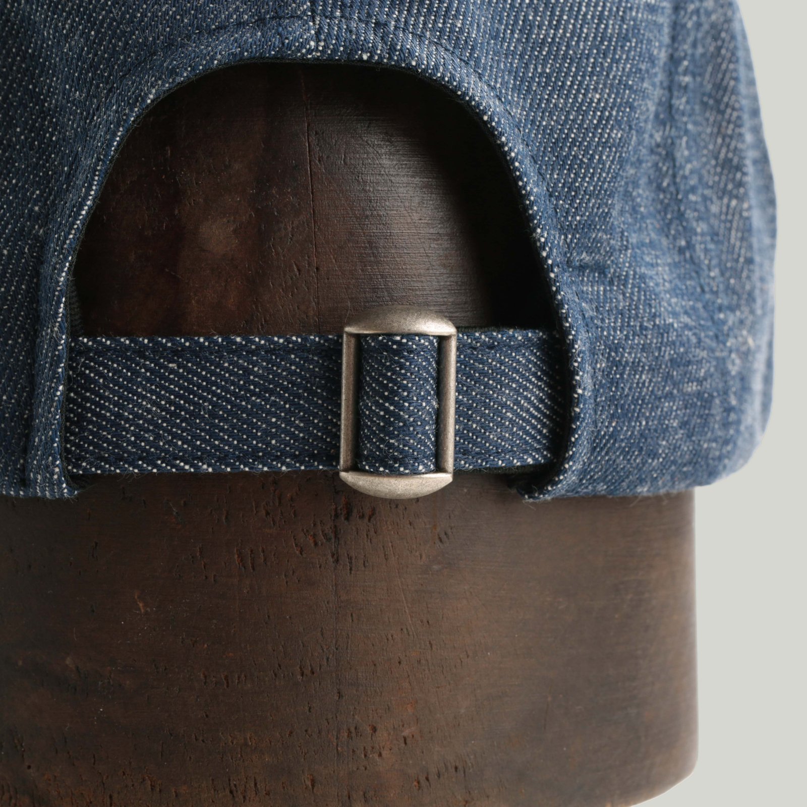 Denim 8-Panel Flat Visor Cap