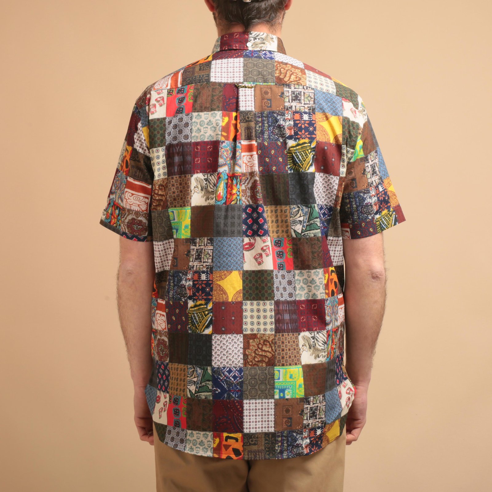 B.D. Pullover S/S Shirt Patchwork Print