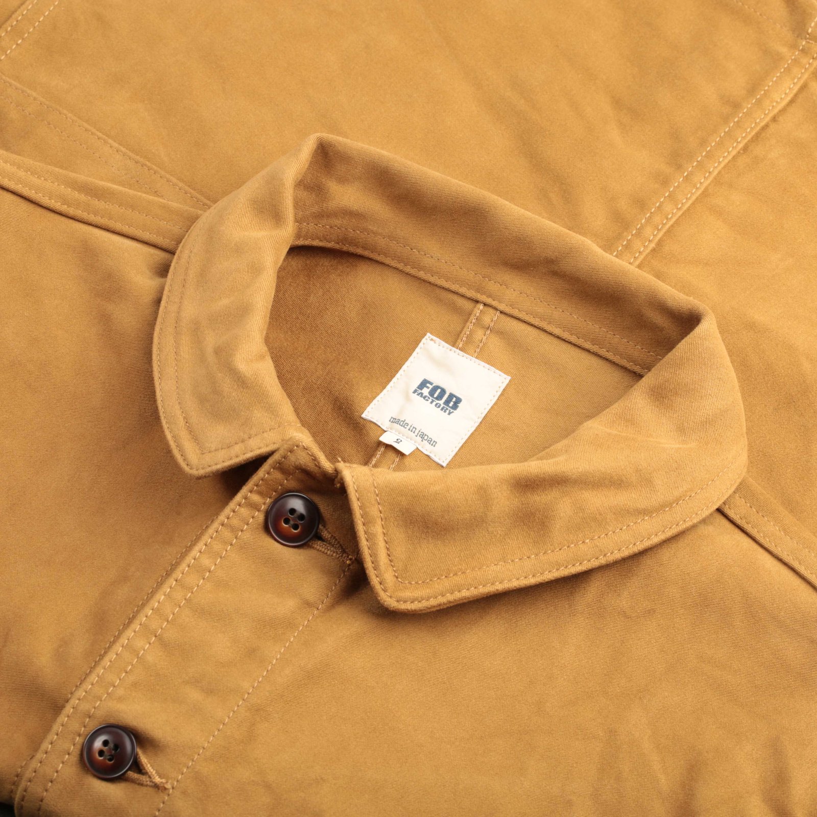 French Moleskin Jacket Beige