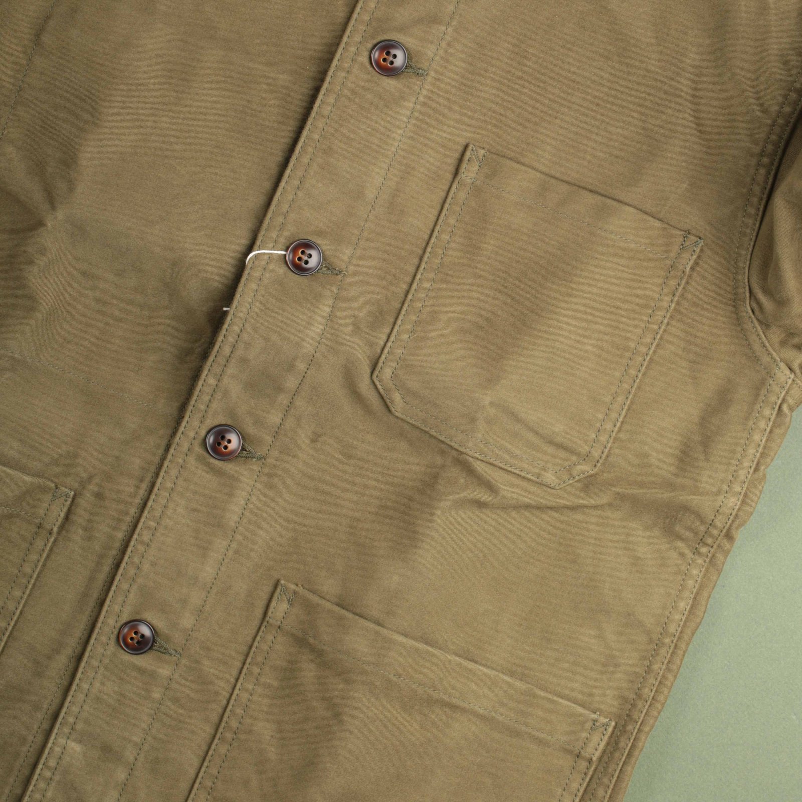 French Moleskin Jacket Olive