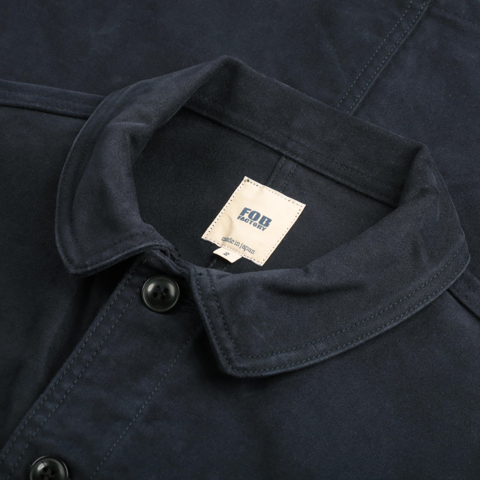 French Moleskin Jacket Navy