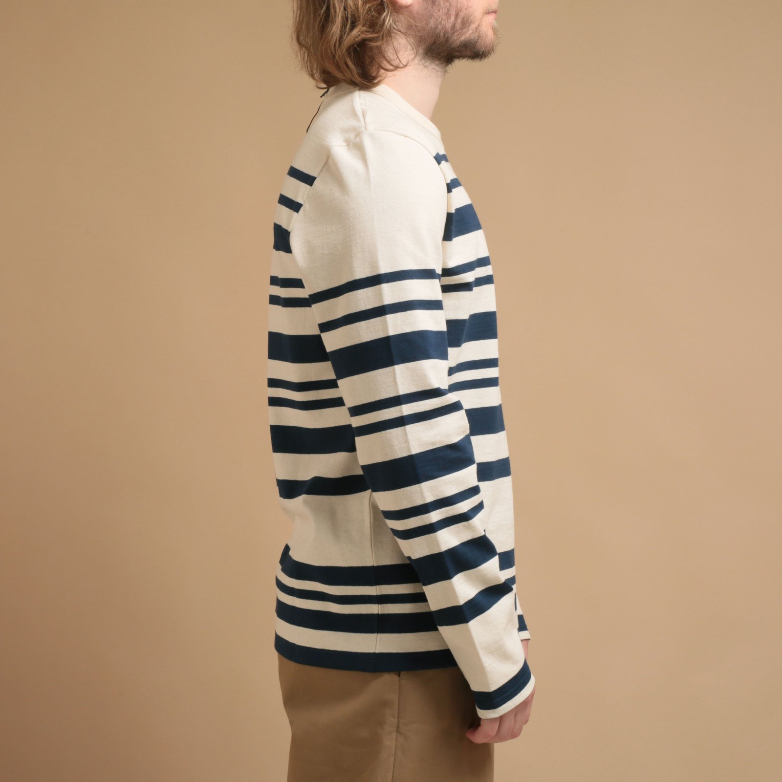 THE MINOR / Pablo Ecru/Navy Sailor Shirt