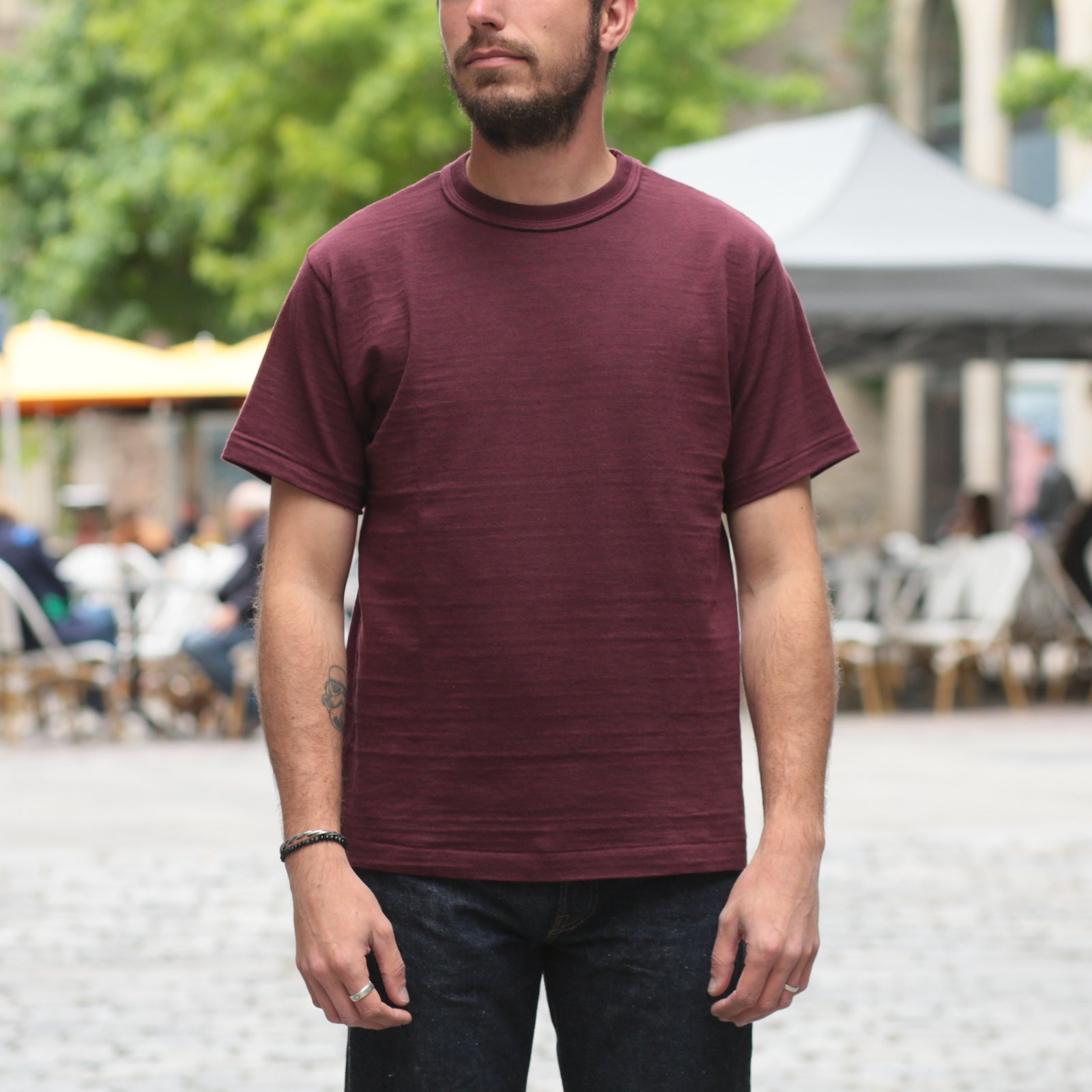 Lot 4601 No Print T-Shirt Bordeaux