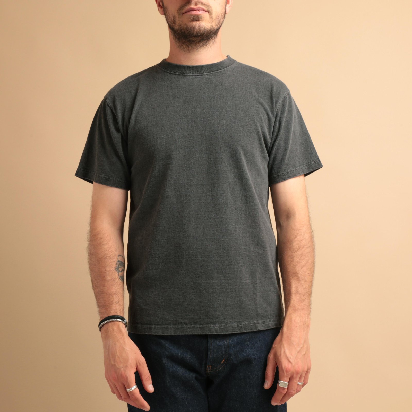 Short Sleeve Crew T-Shirt P-Black