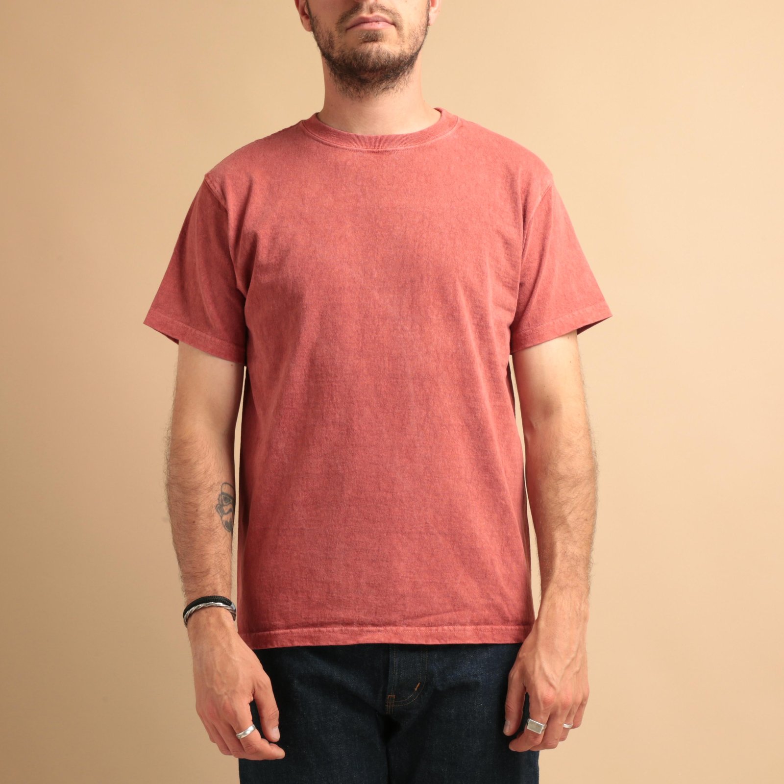 Short Sleeve Crew T-Shirt P-Dark Orange