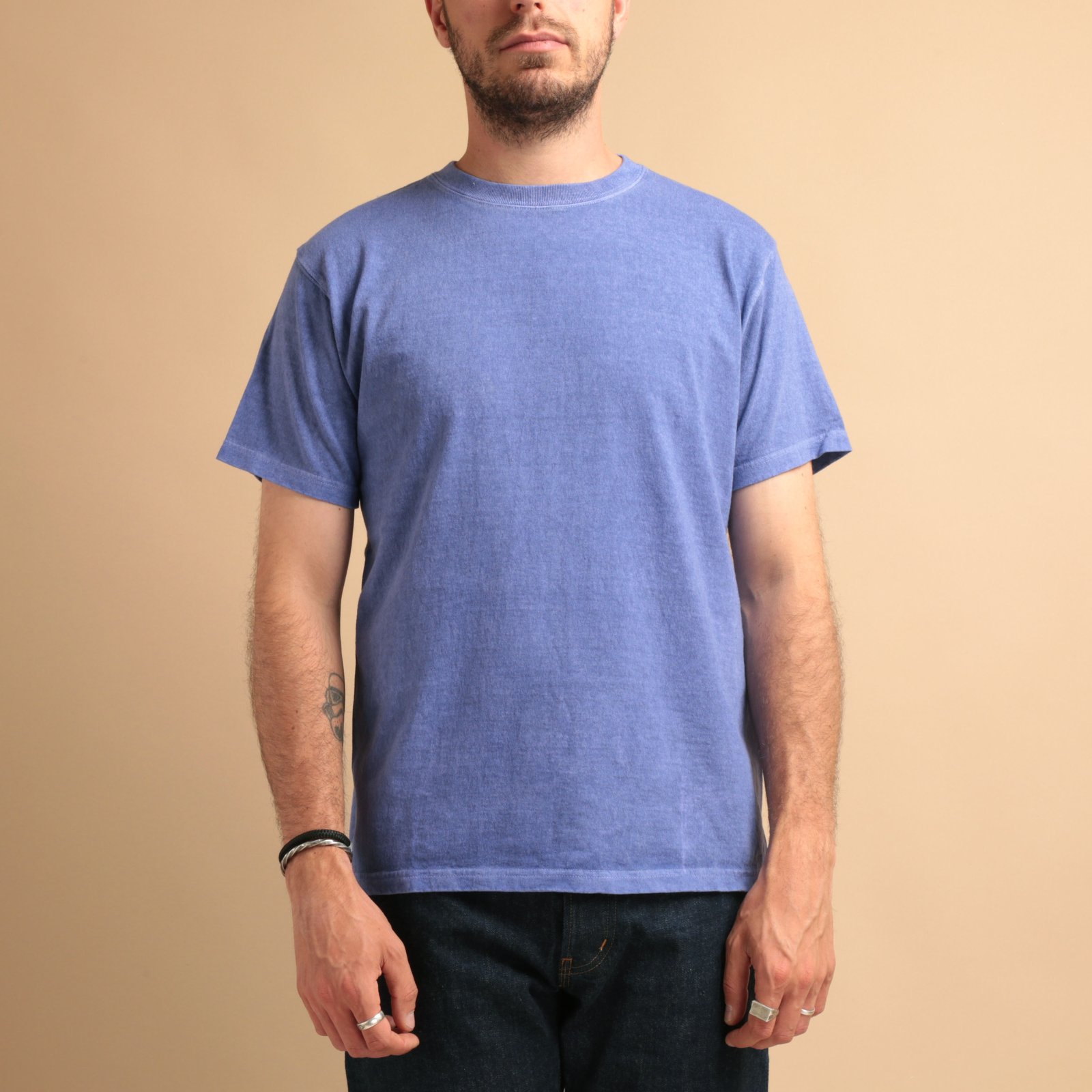 Short Sleeve Crew T-Shirt in Light Purple