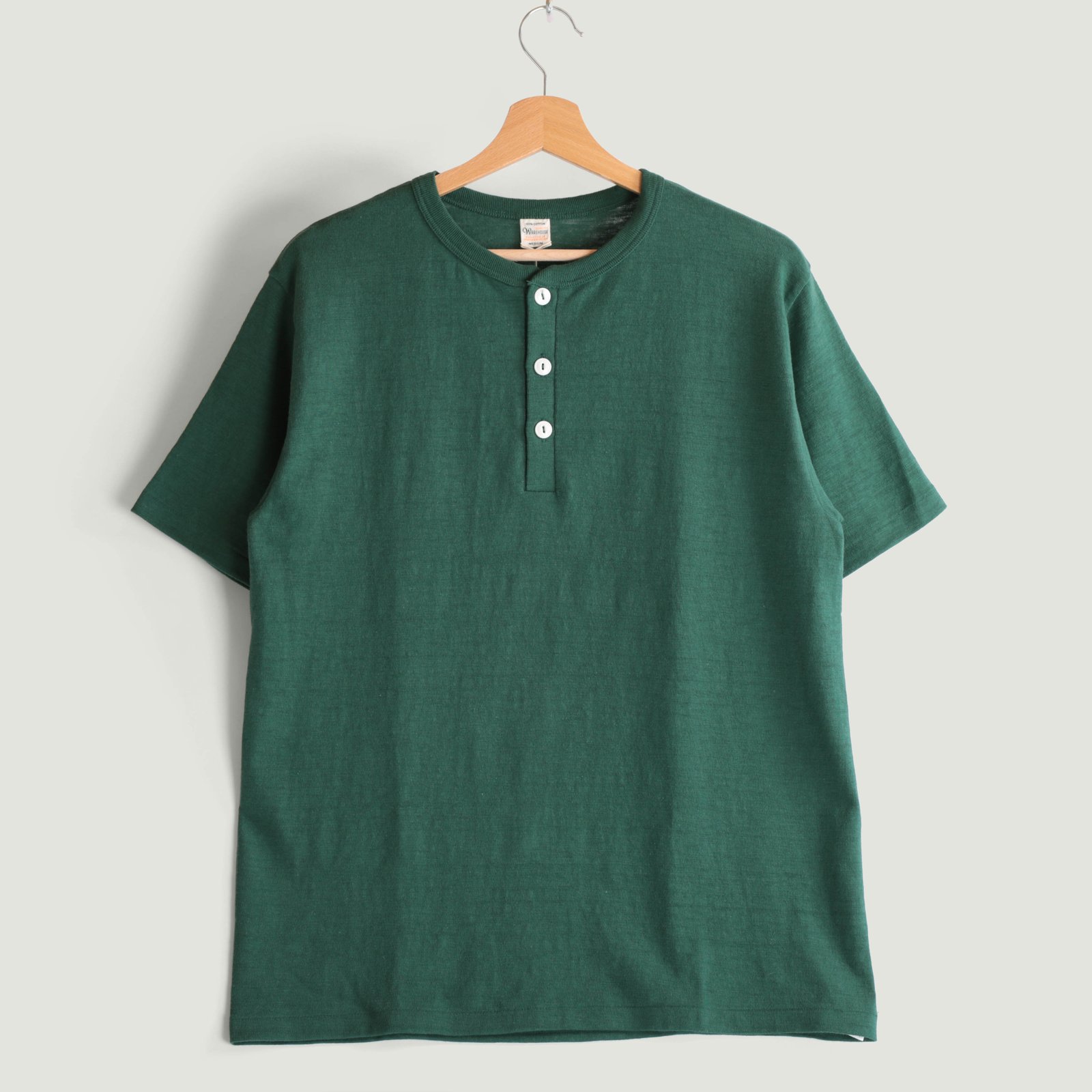 Lot 4601 Henley Neck T-Shirt Dark Green