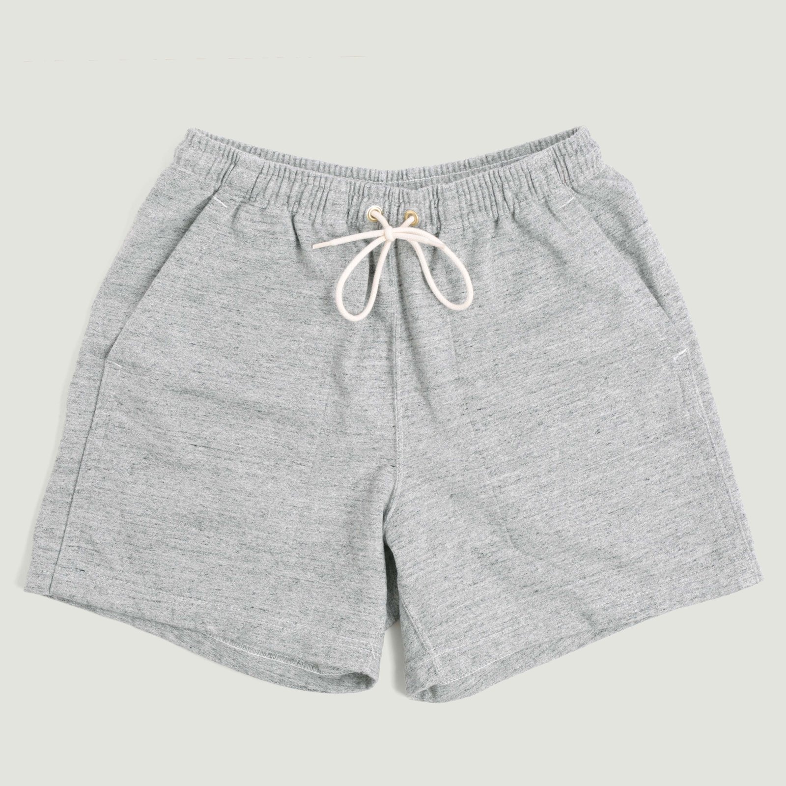 "Spring Terry" Super Tuck Shorts Top Gray