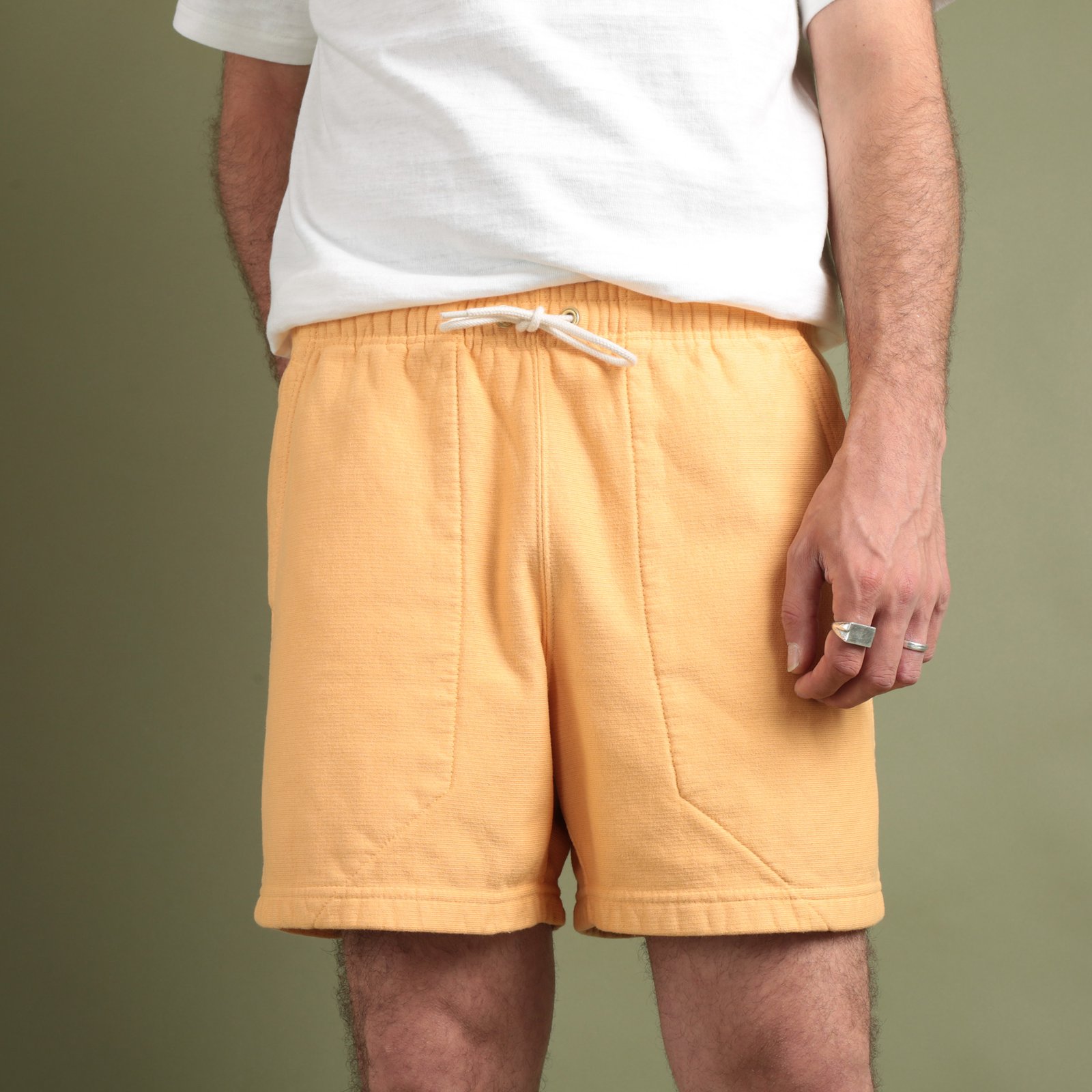 "Spring Terry" Super Tuck Shorts Golden Nugget