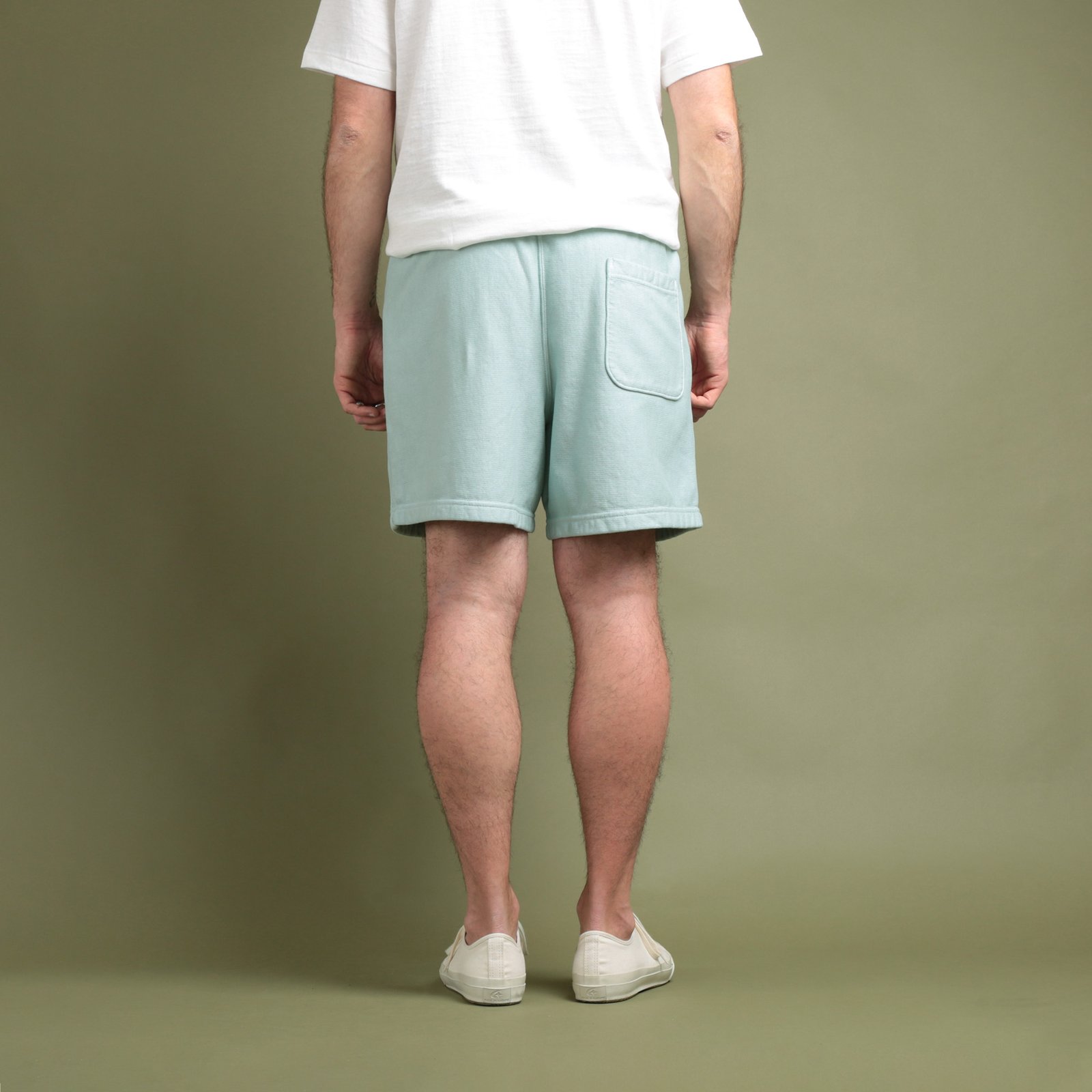 "Spring Terry" Super Tuck Shorts Gray Mist