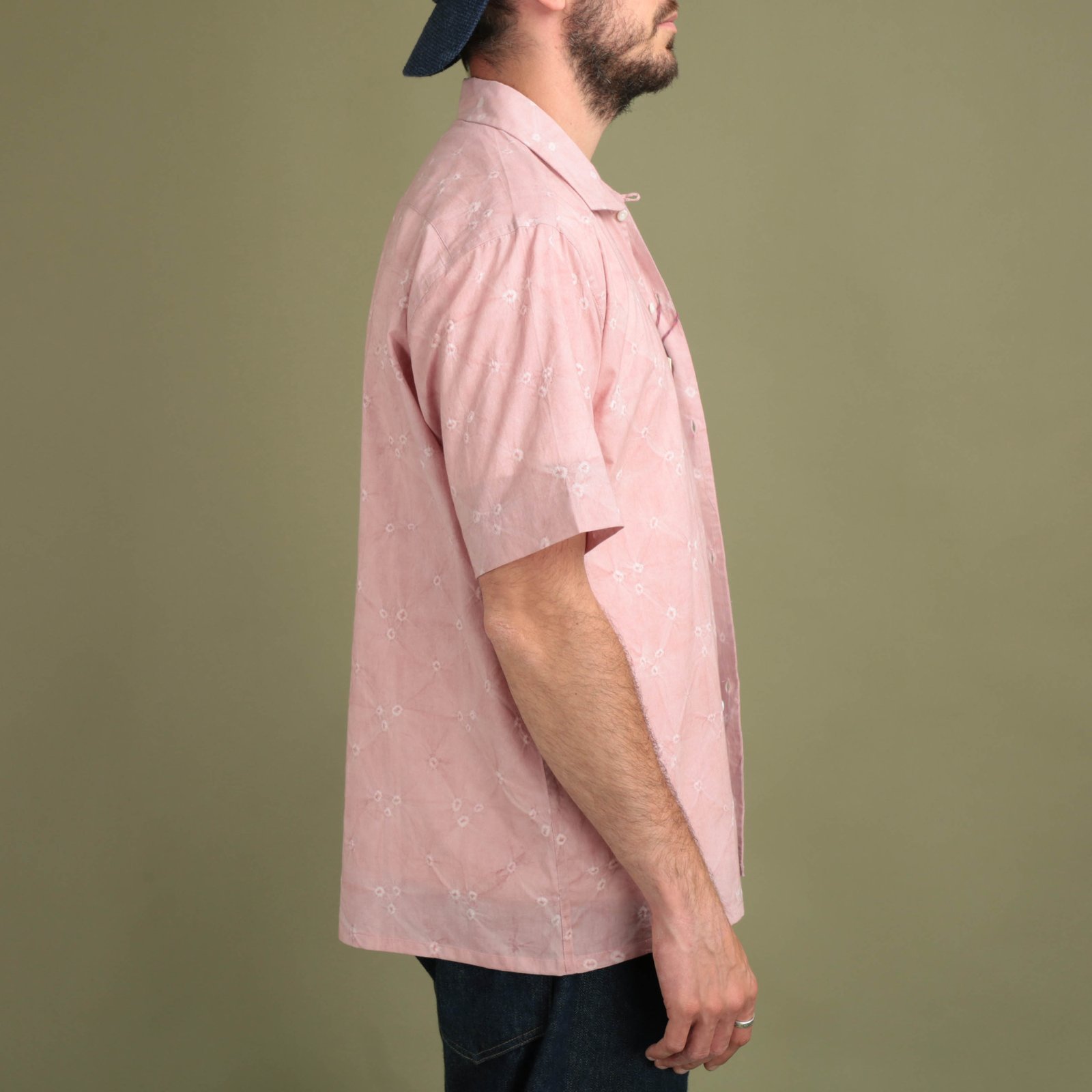 KARDO x FLÂNEURS / S/S Shirt Bandhani Carnation Pink