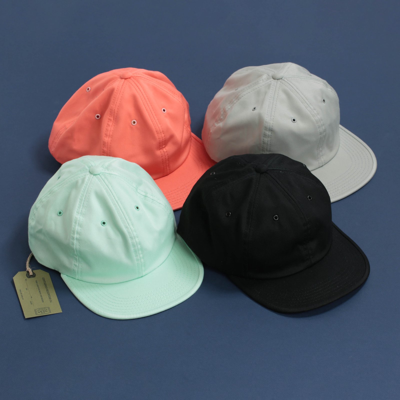 H.W. DOG & CO / Plain 6P Cap Grey