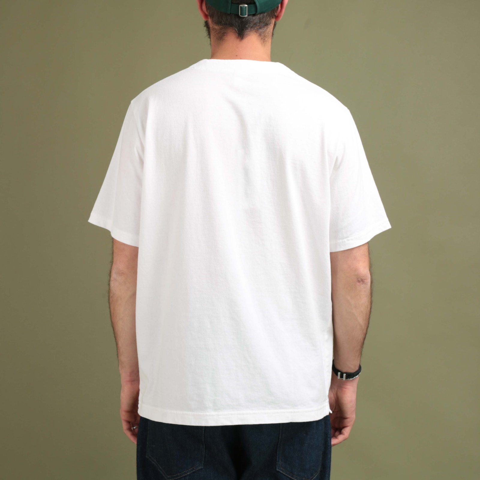 Henleyneck T-Shirt White