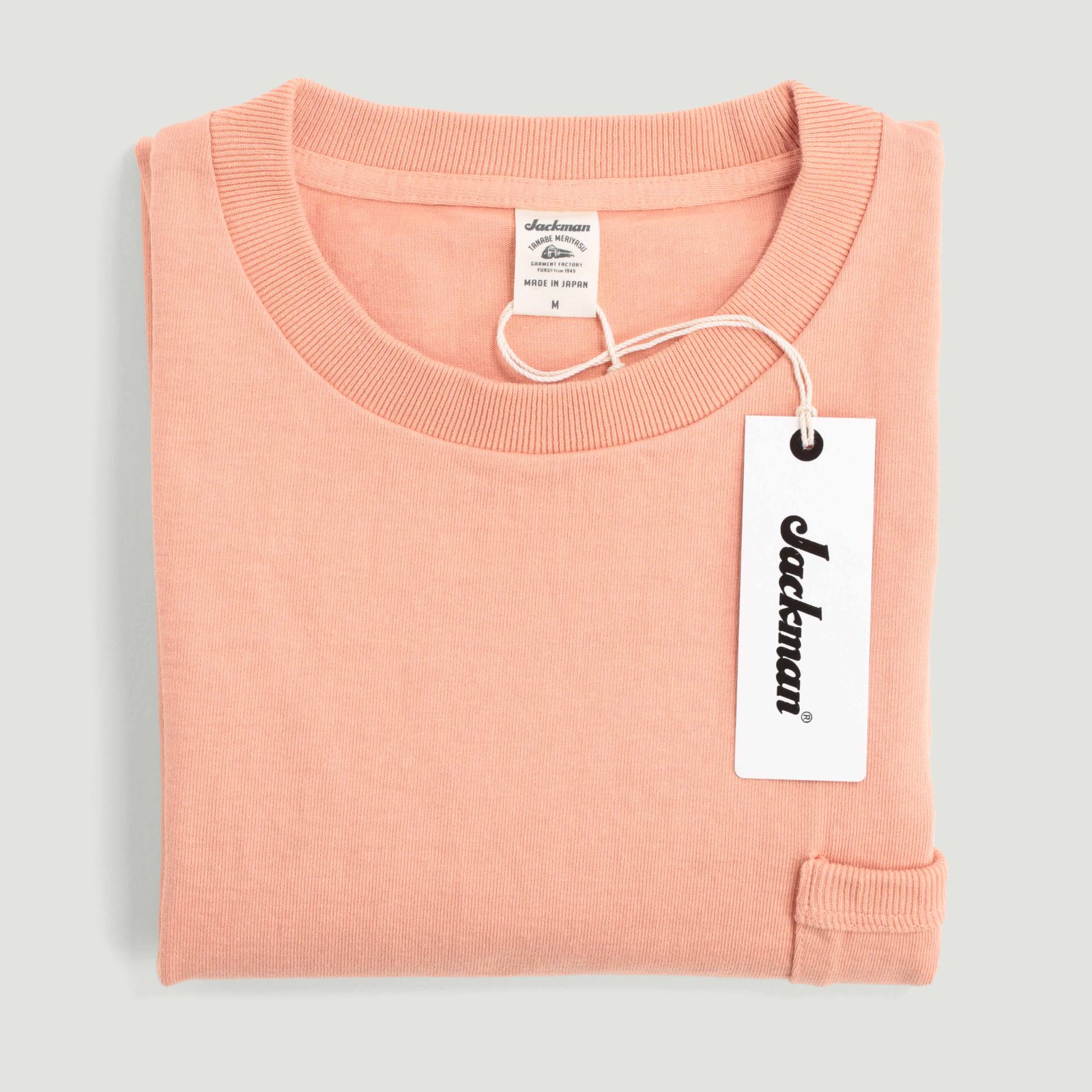 Dotsume Pocket T-Shirt Coral