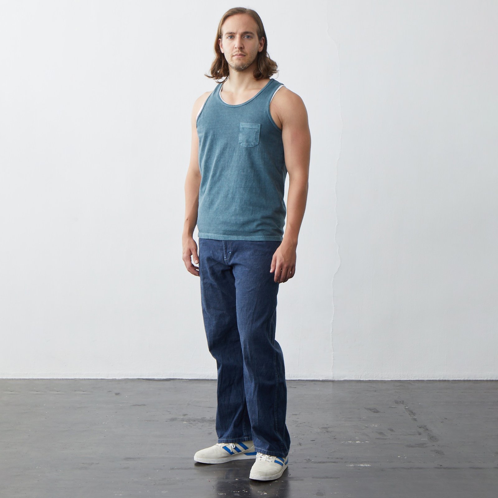 Pocket Tank Top P-Slate