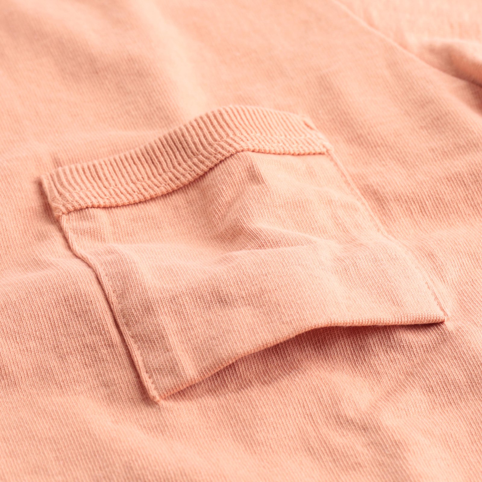 Dotsume Pocket T-Shirt Coral