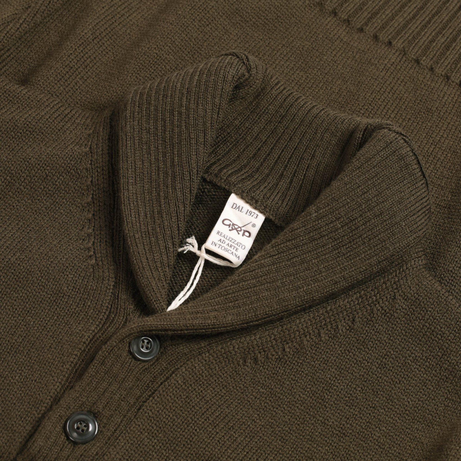 GRP / Shawl Collar Green