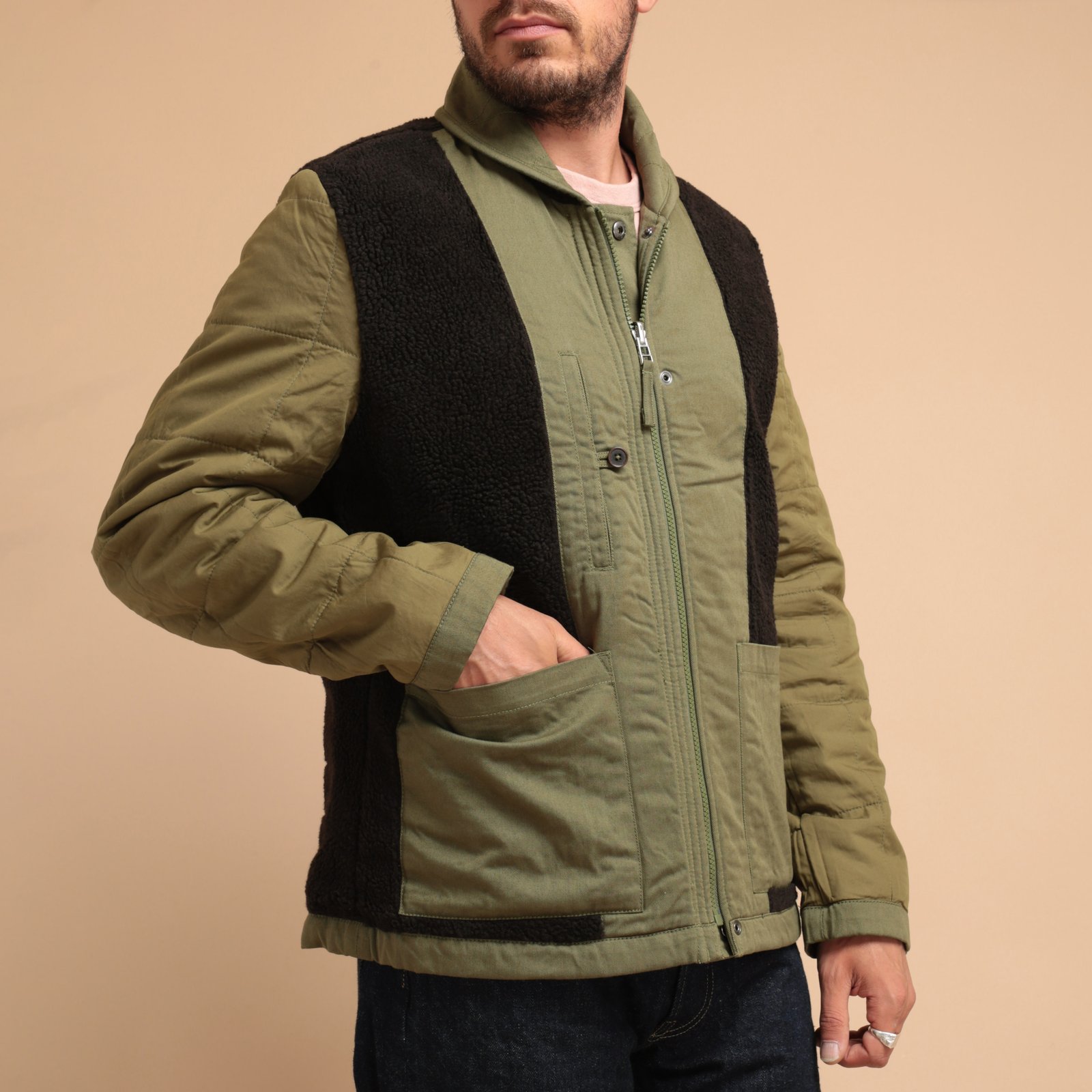 Reversible N1 Jacket Light Olive