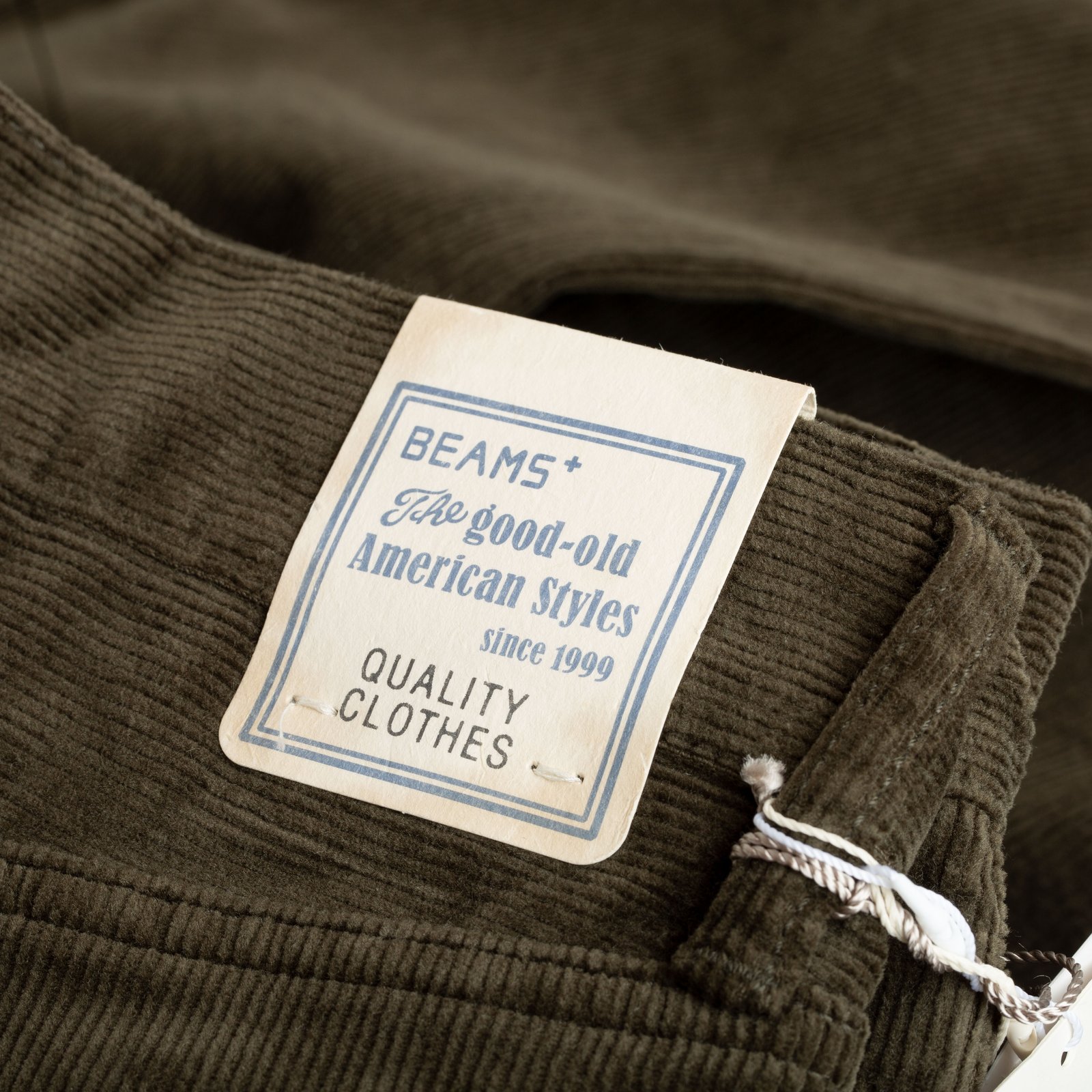 5 Pockets Tapered Corduroy Olive