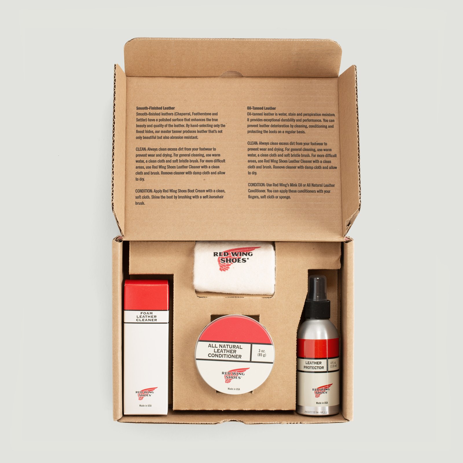 Oil-Tanned Leather Care Kit