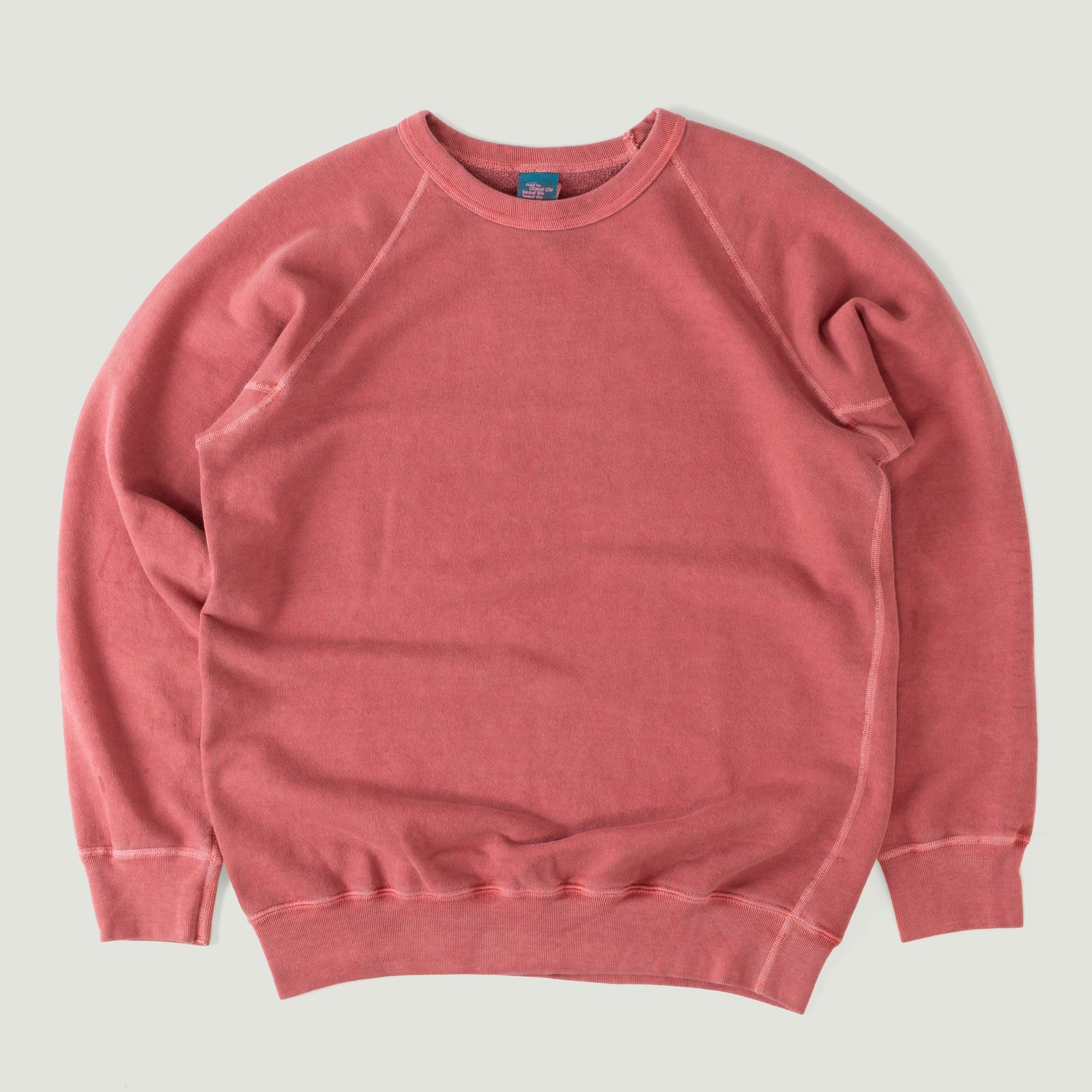 Raglan Crewneck Sweatshirt P-F.Red