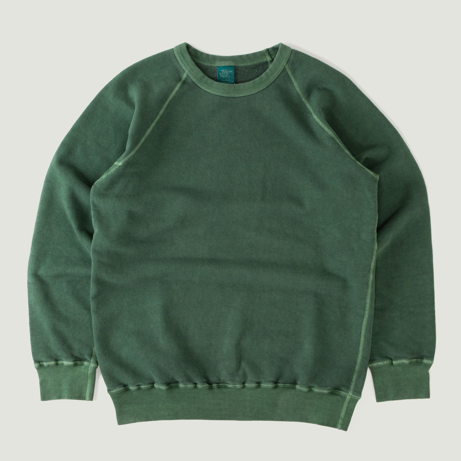 Raglan Crewneck Sweatshirt P-Dark Green