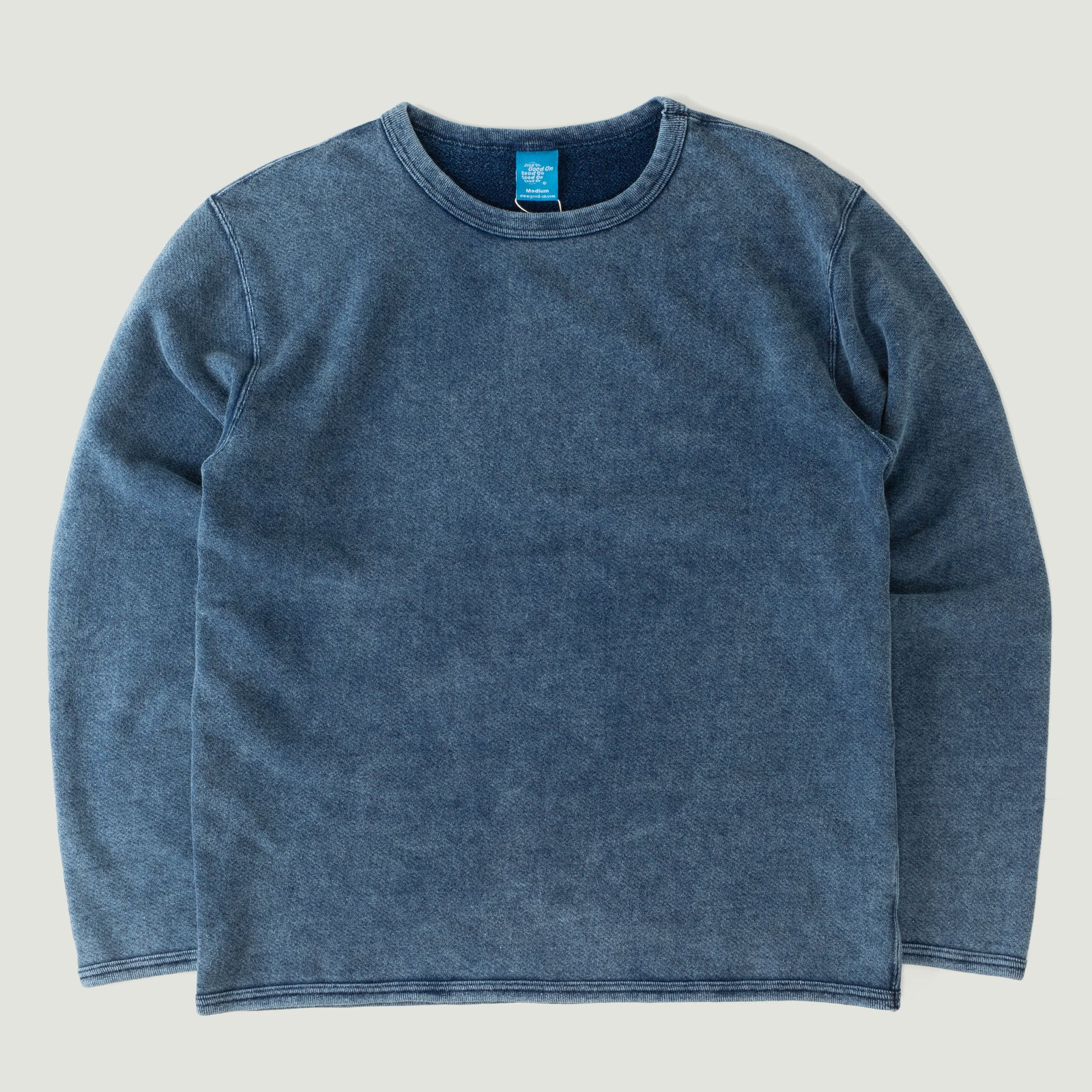 L/S Crew Sweat Indigo Shave