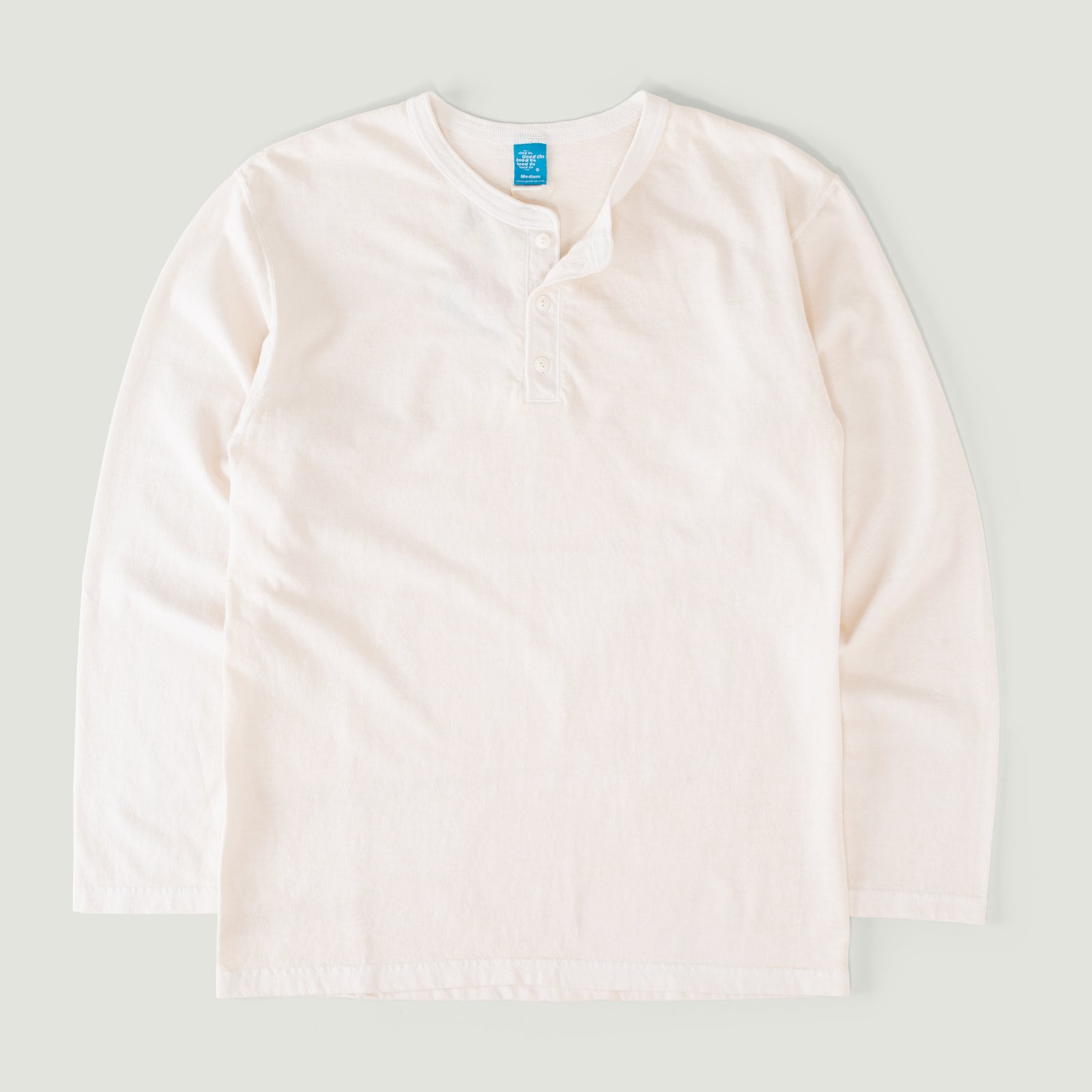 Tee-Shirt Henley L/S P-Natural