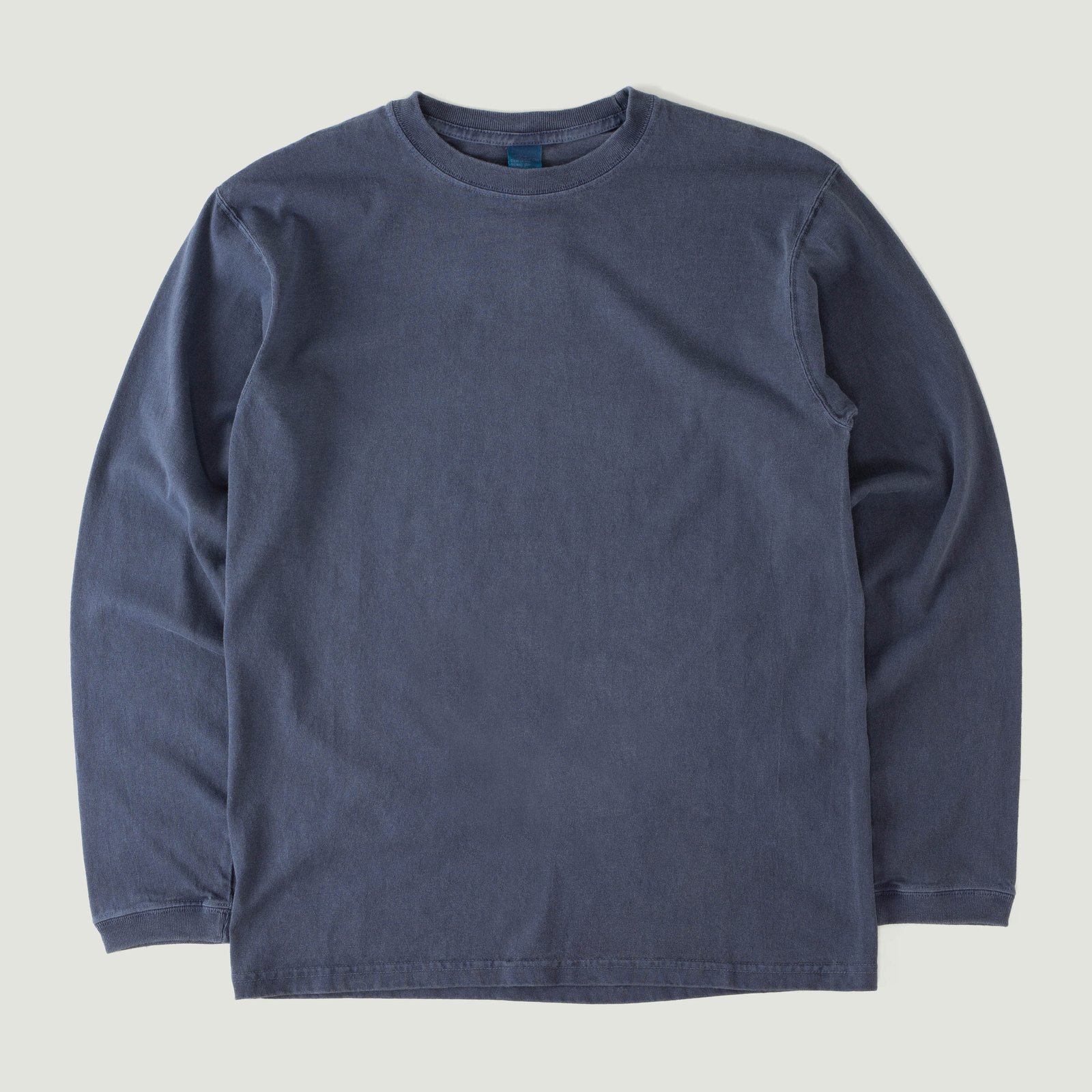 vignette GOOD ON loafers long sleeve LS Crew Tee P-Navy