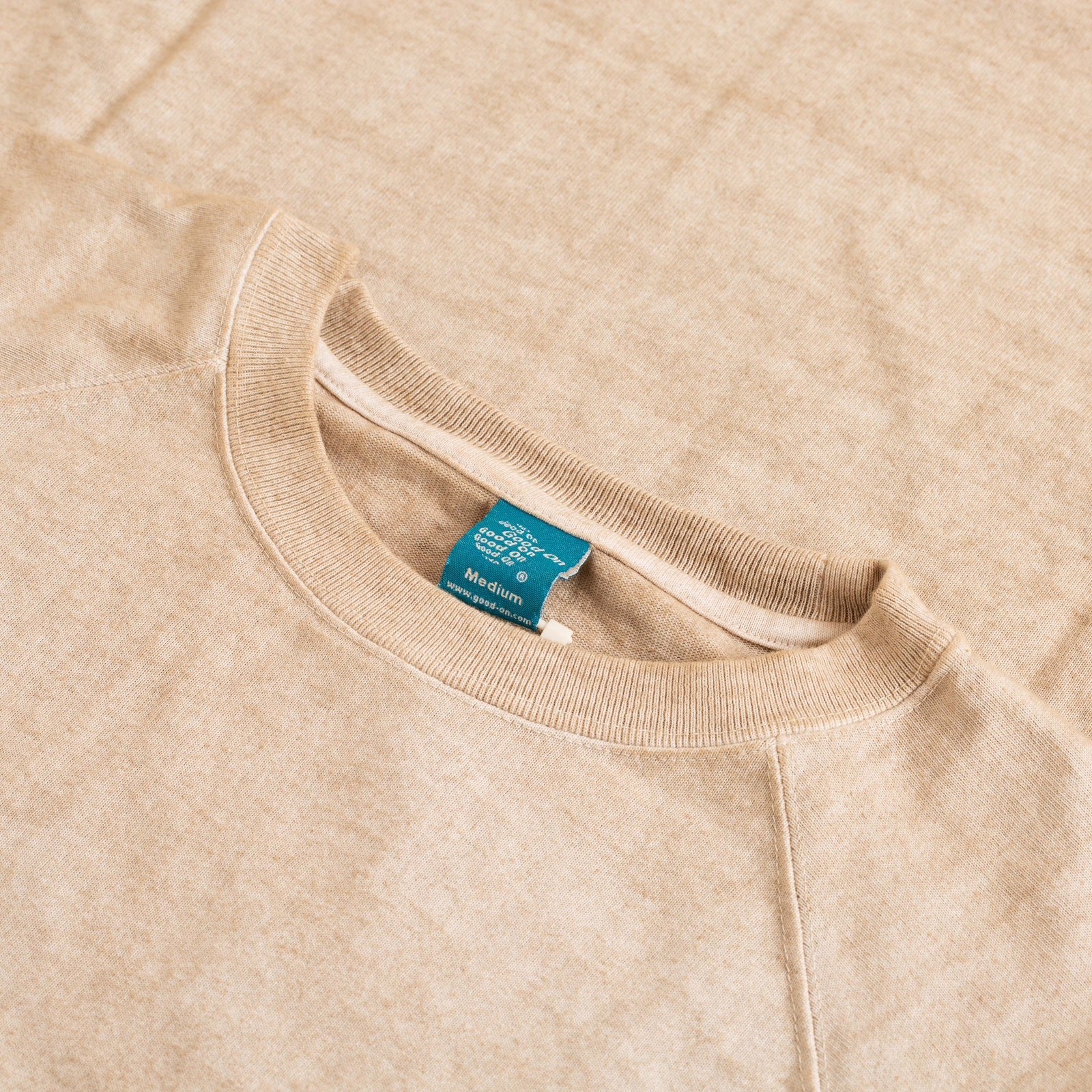 Heavy Raglan Pocket T-Shirt Long Sleeve P-Latte