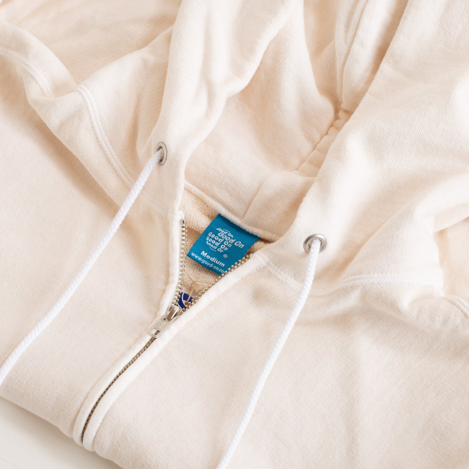 Heavy Zip Hood Sweat P-Natural