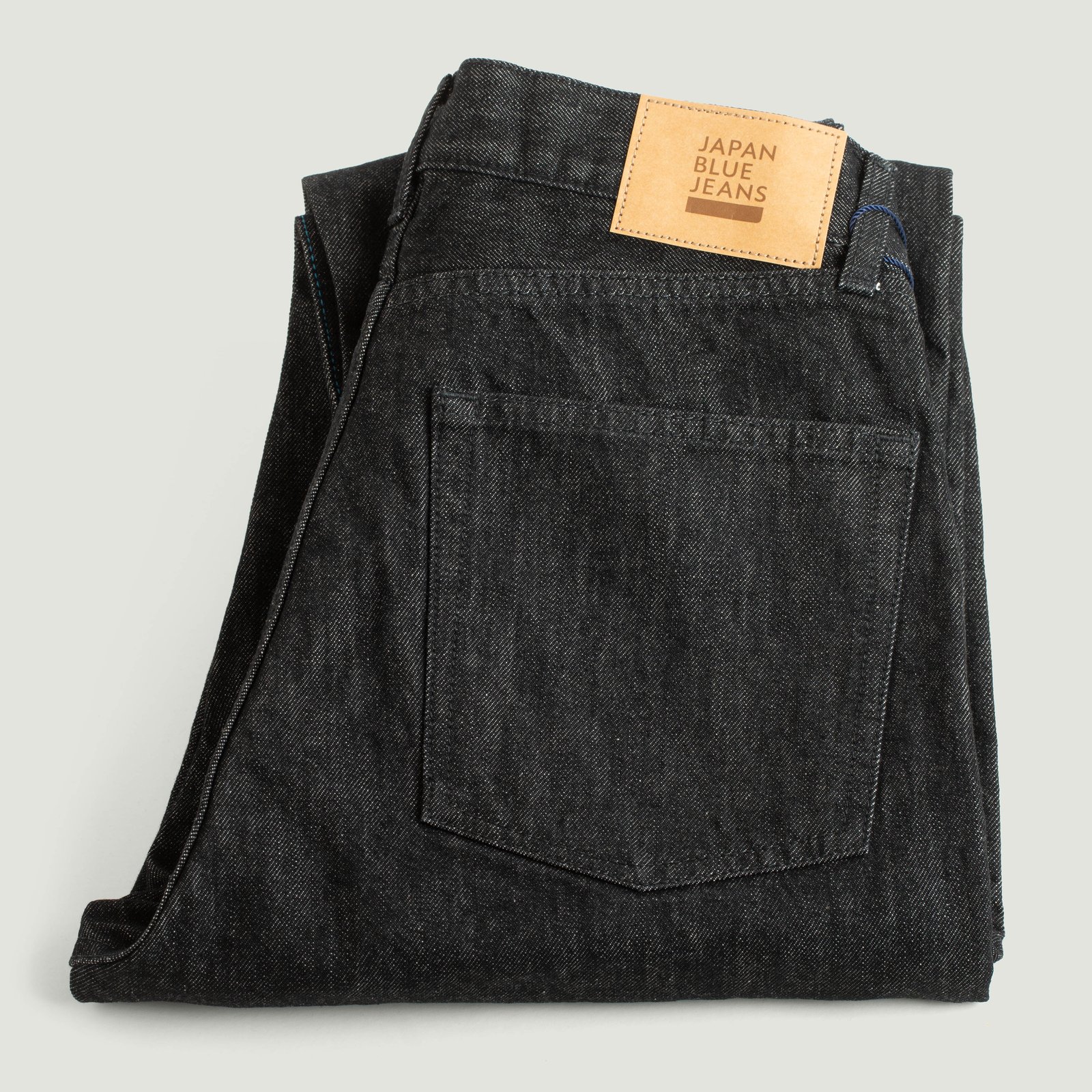 JAPAN BLUE / Dark Grey 13oz Wide Tapered 5-Pocket Pants