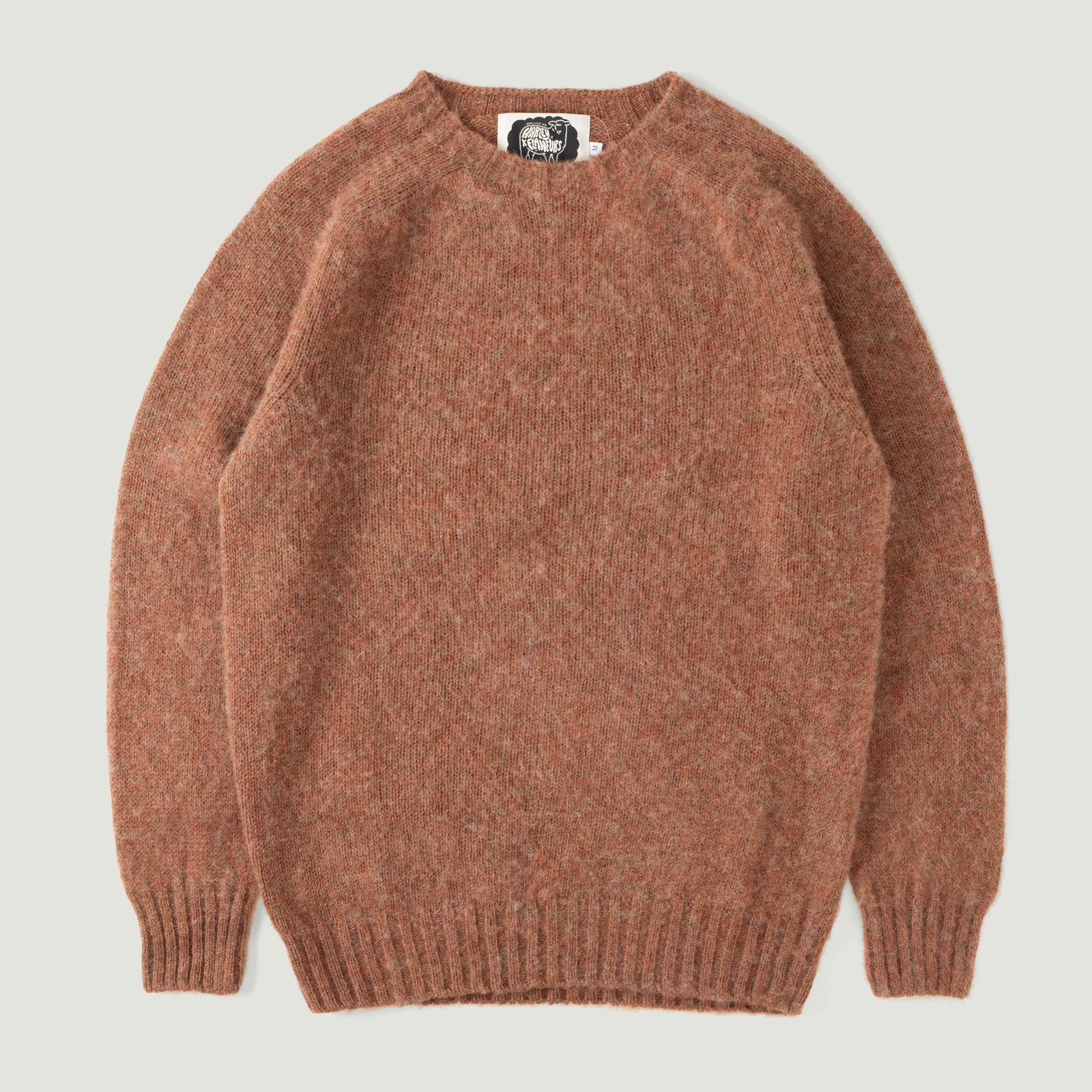 HARLEY OF SCOTLAND X FLÂNEURS / Shaggy Crew Neck Sweater Brae