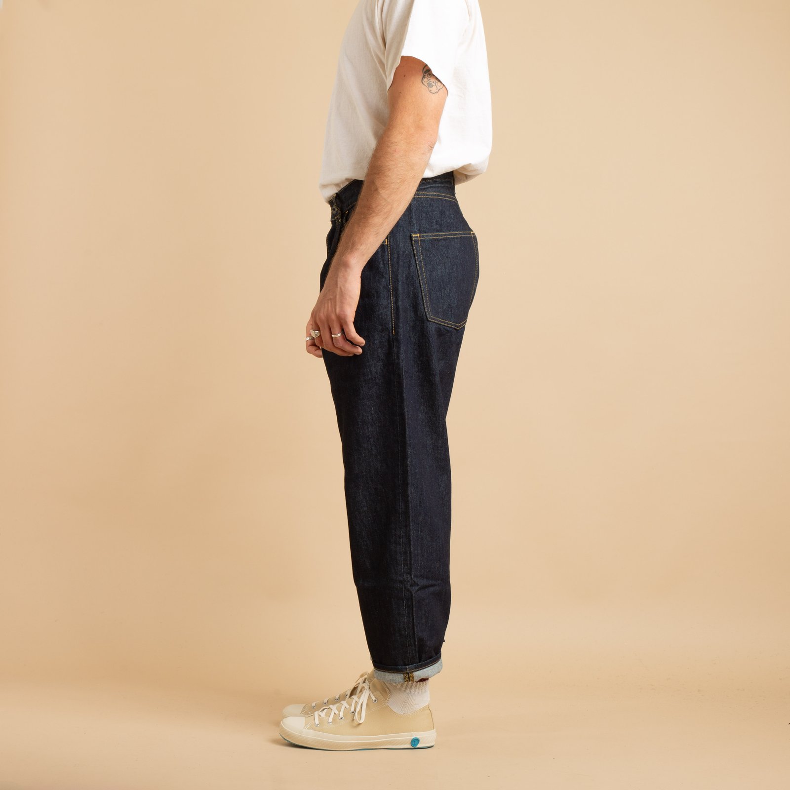 JAPAN BLUE / Indigo 13oz Wide Tapered 5-Pocket Pants