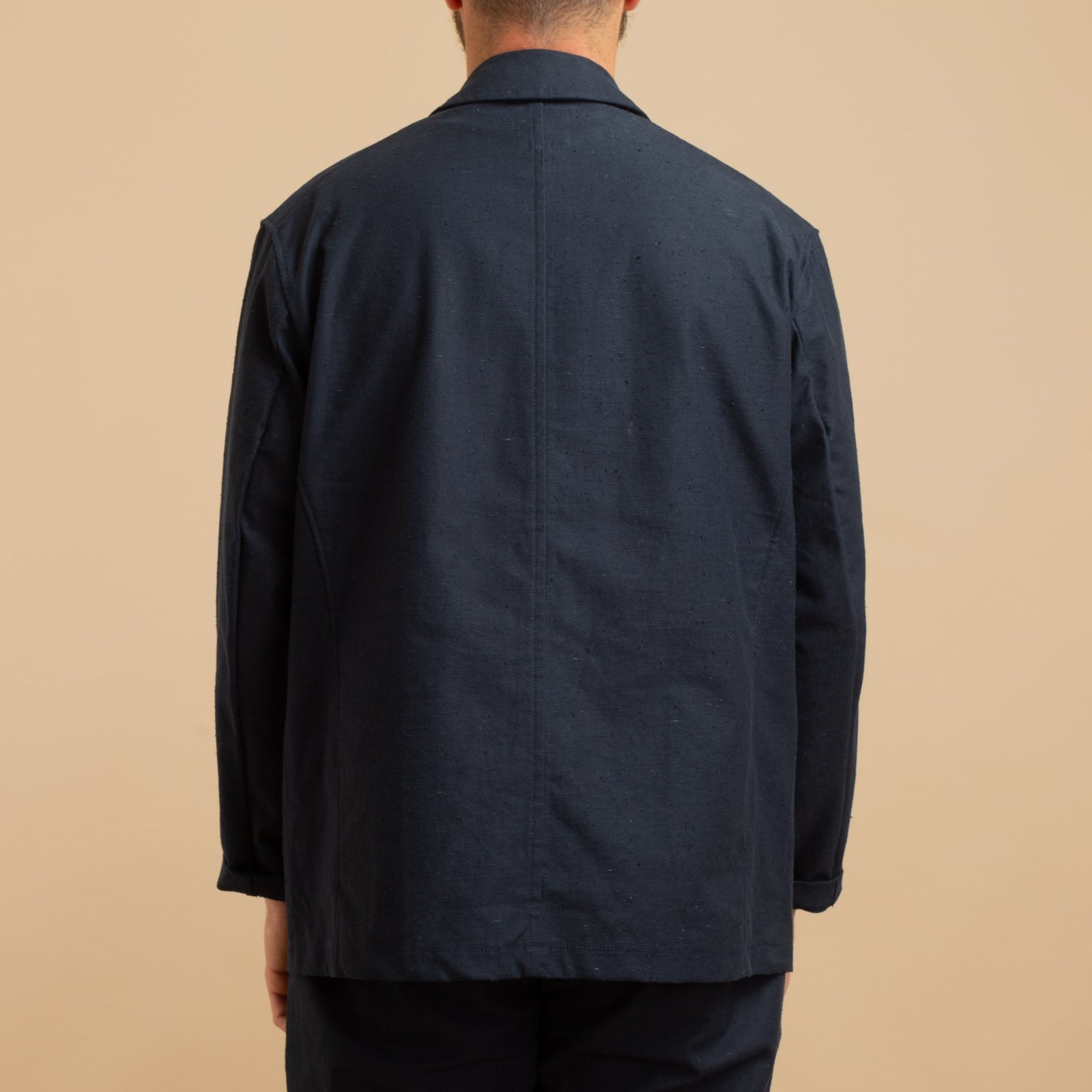 Back Nep Jacket Dark Navy