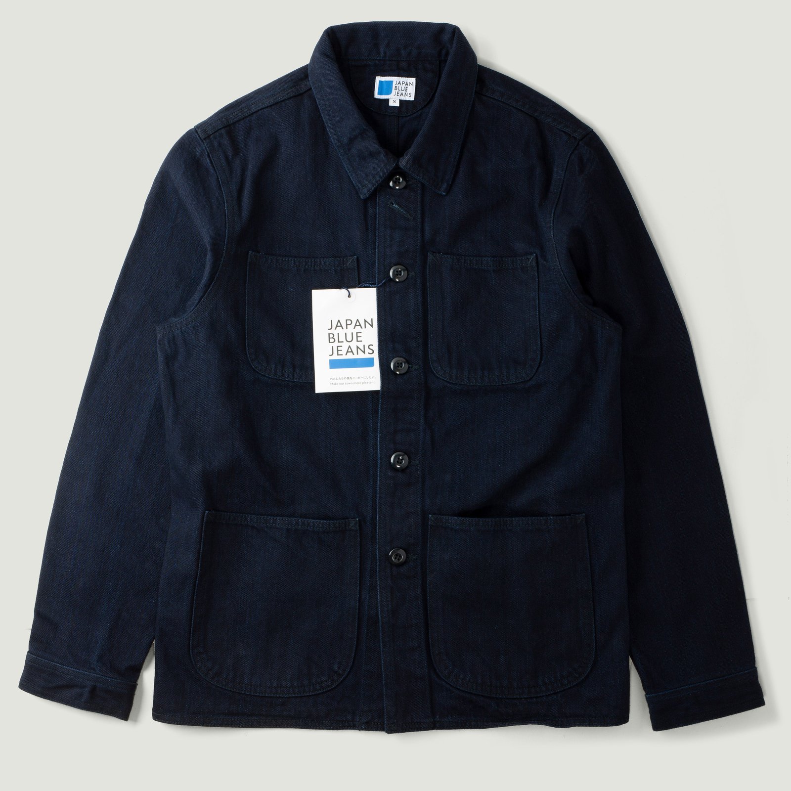 JAPAN BLUE / Indigo x Indigo Denim Coverall jacket