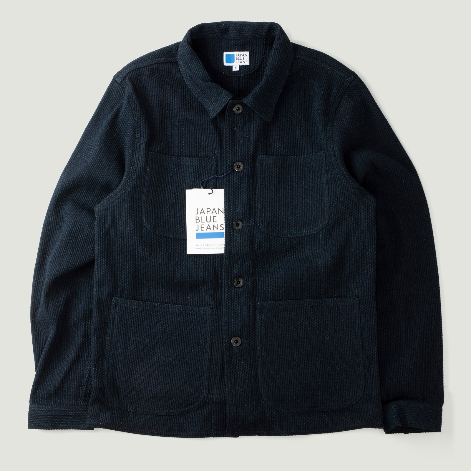 JAPAN BLUE / 11oz Indigo Sashiko Coverall Jacket