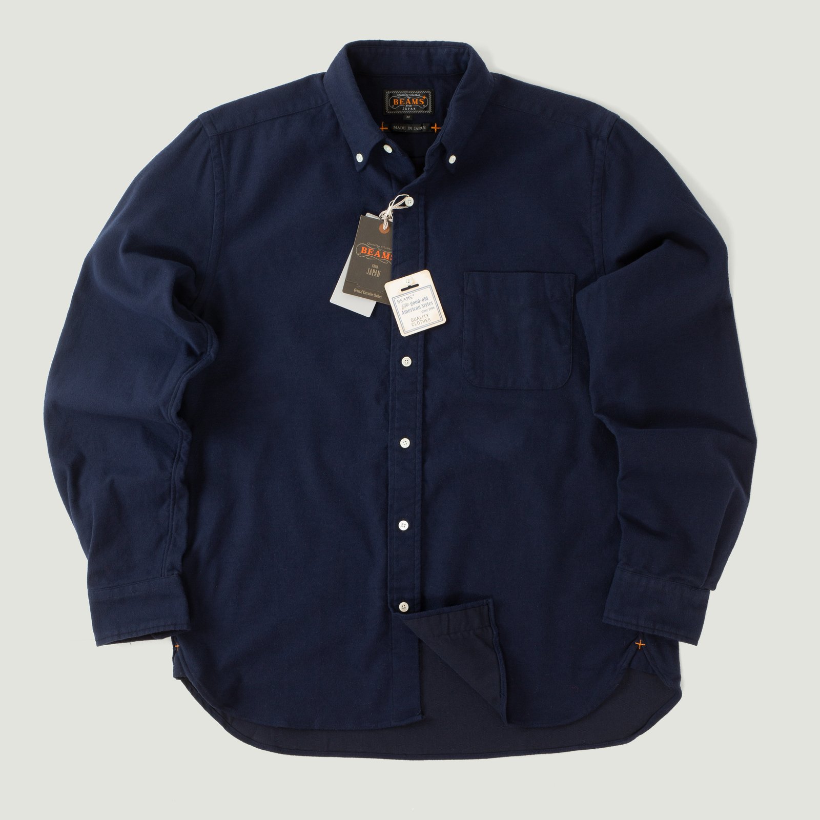 BD Flannel Solid Navy