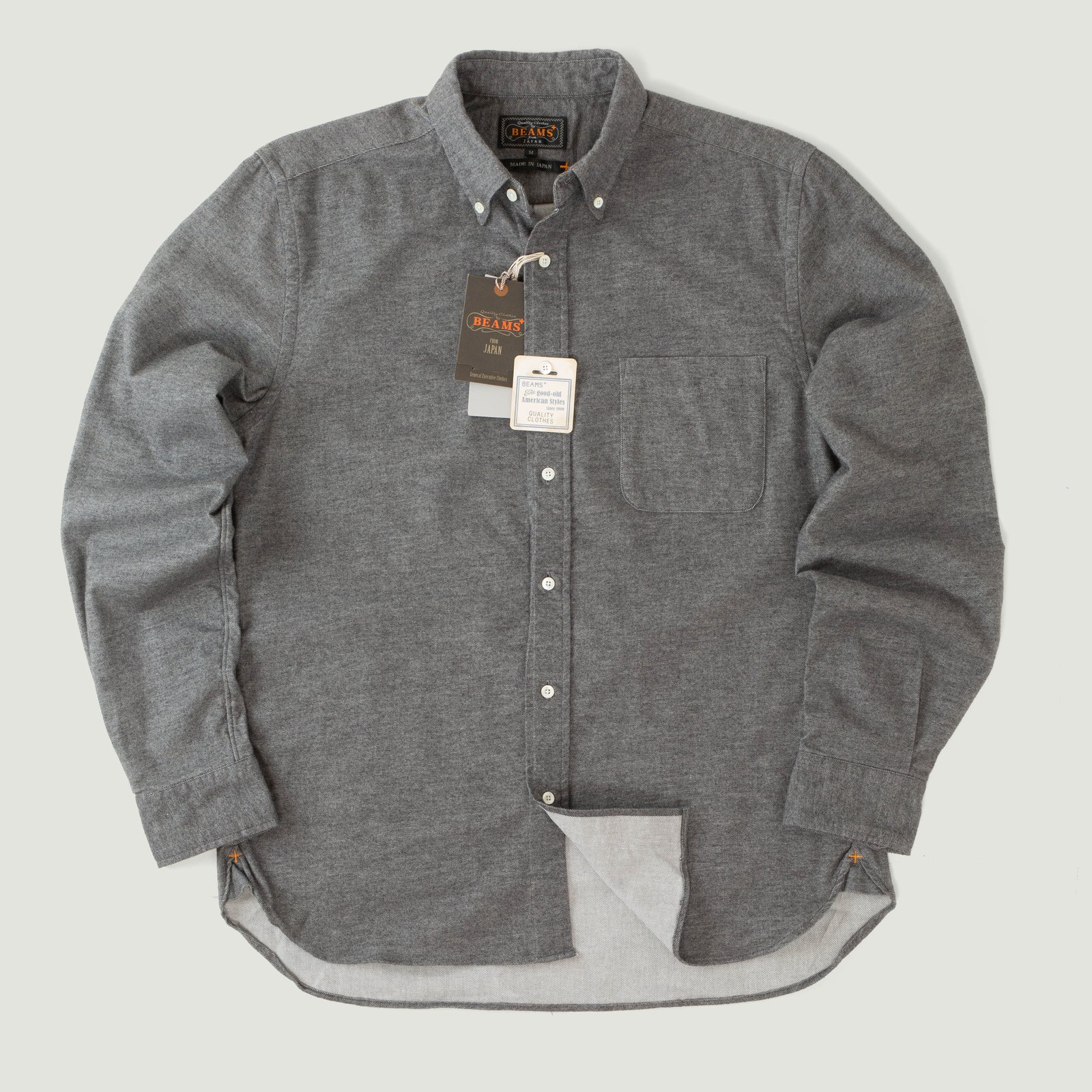 BD Solid Grey Flannel