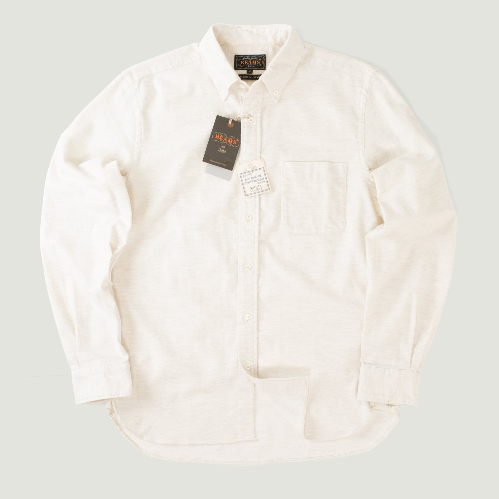 BD Flannel Solid Off White