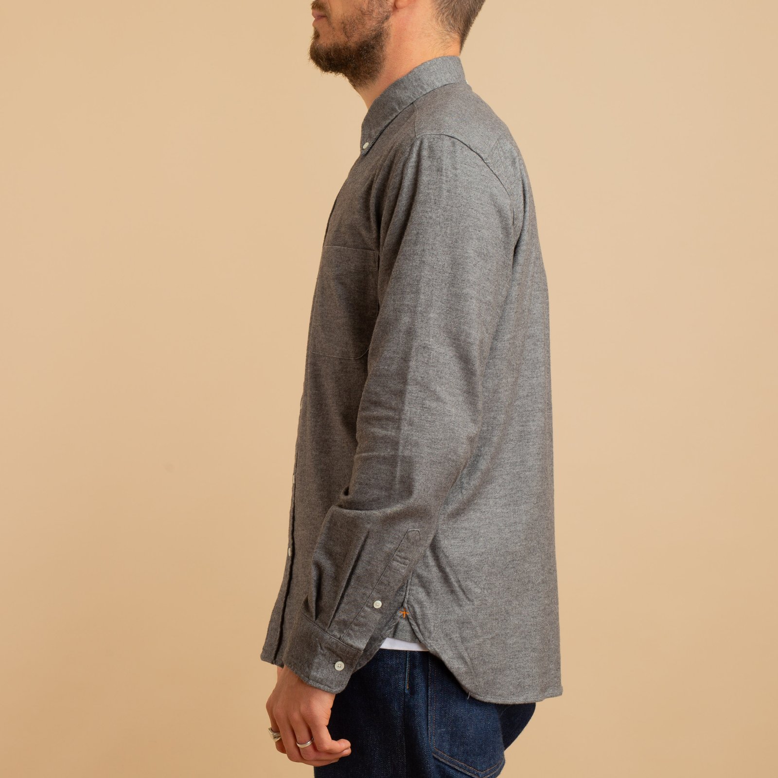 BD Flannel Solid Grey