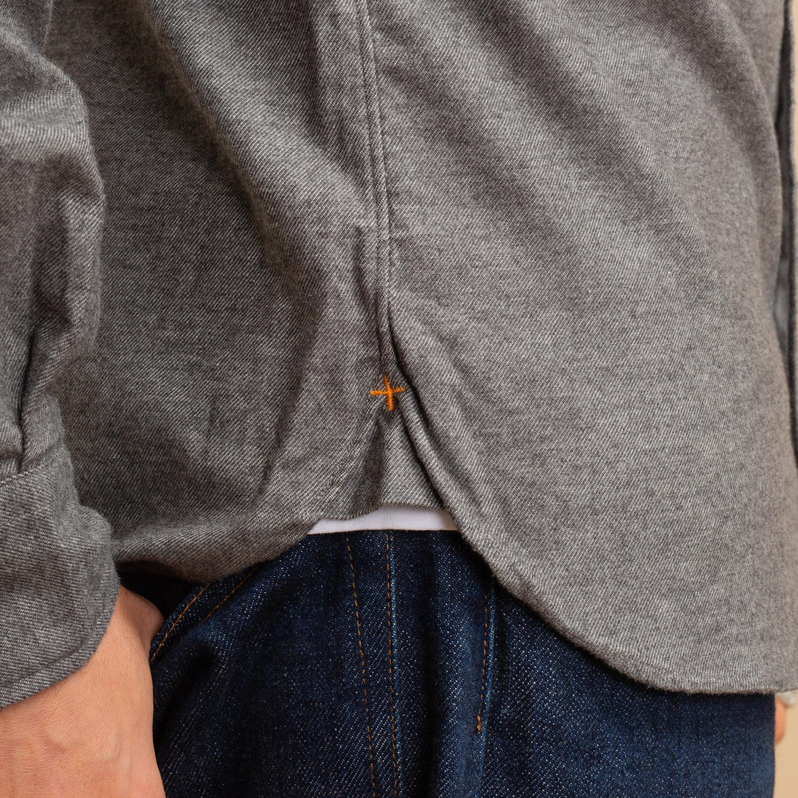 BD Solid Grey Flannel