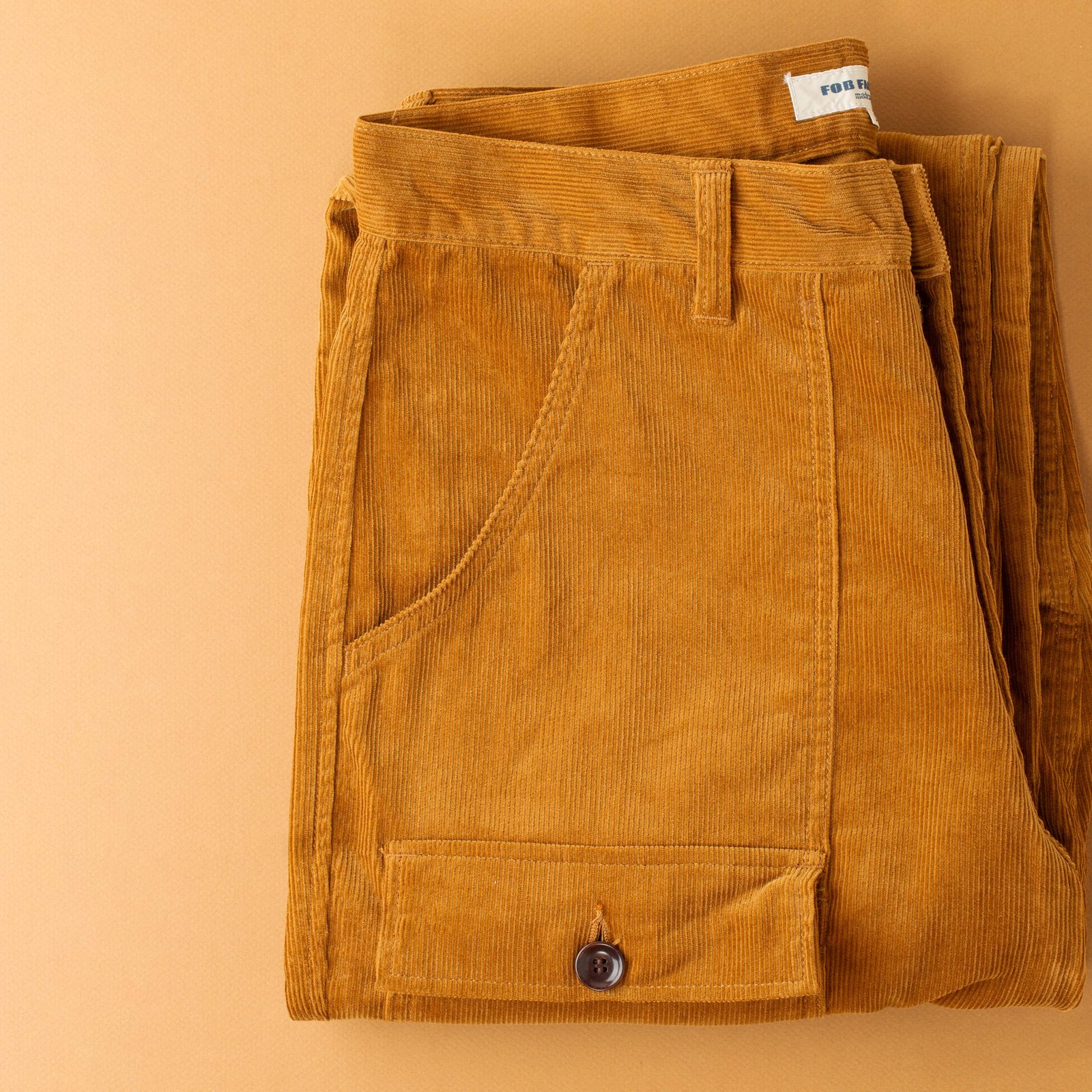 F0523 Corduroy Bush Pants Khaki