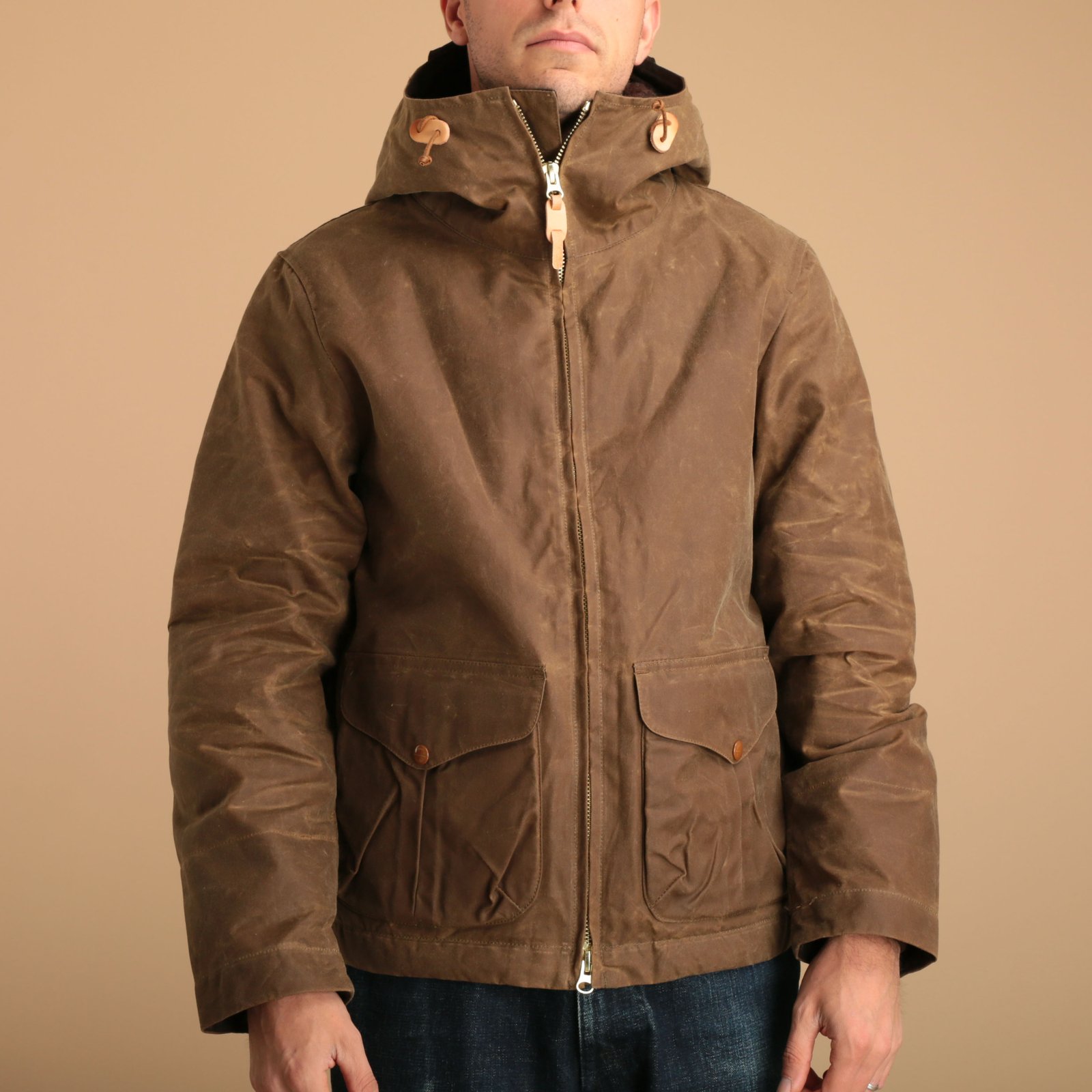 Dark Tan Blazer Coat